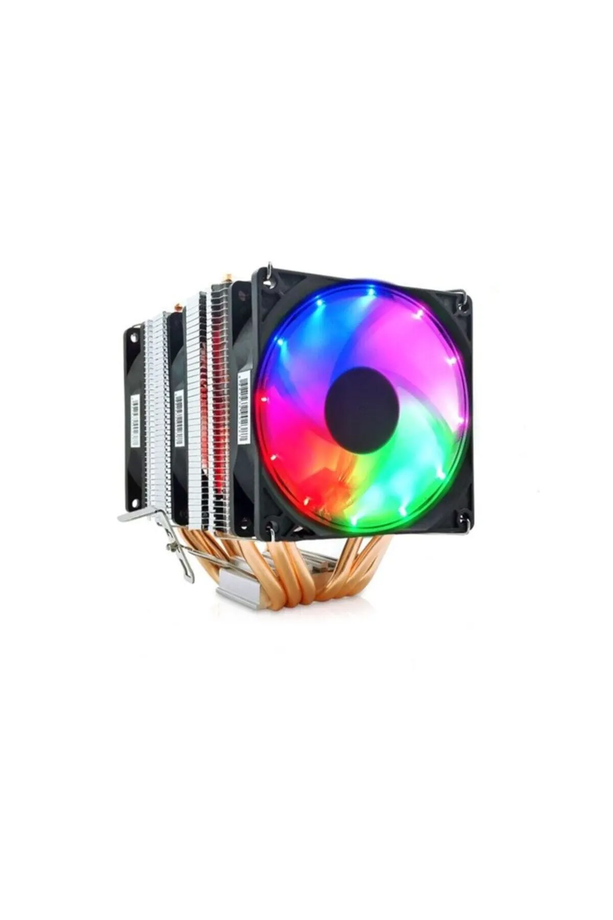 Snowman Güçlü 6 Bakir Kanallı 3 Fanlı Rainbow Ramtech X6 Cooler Fan