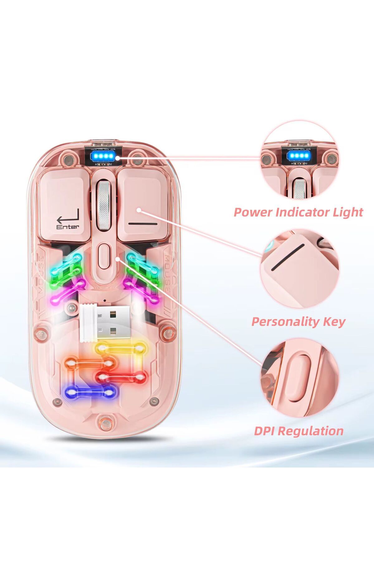 XTRIKE ME Gm-512 Rgb 6400dpi Hafif Makrolu Gaming Oyuncu Mouse