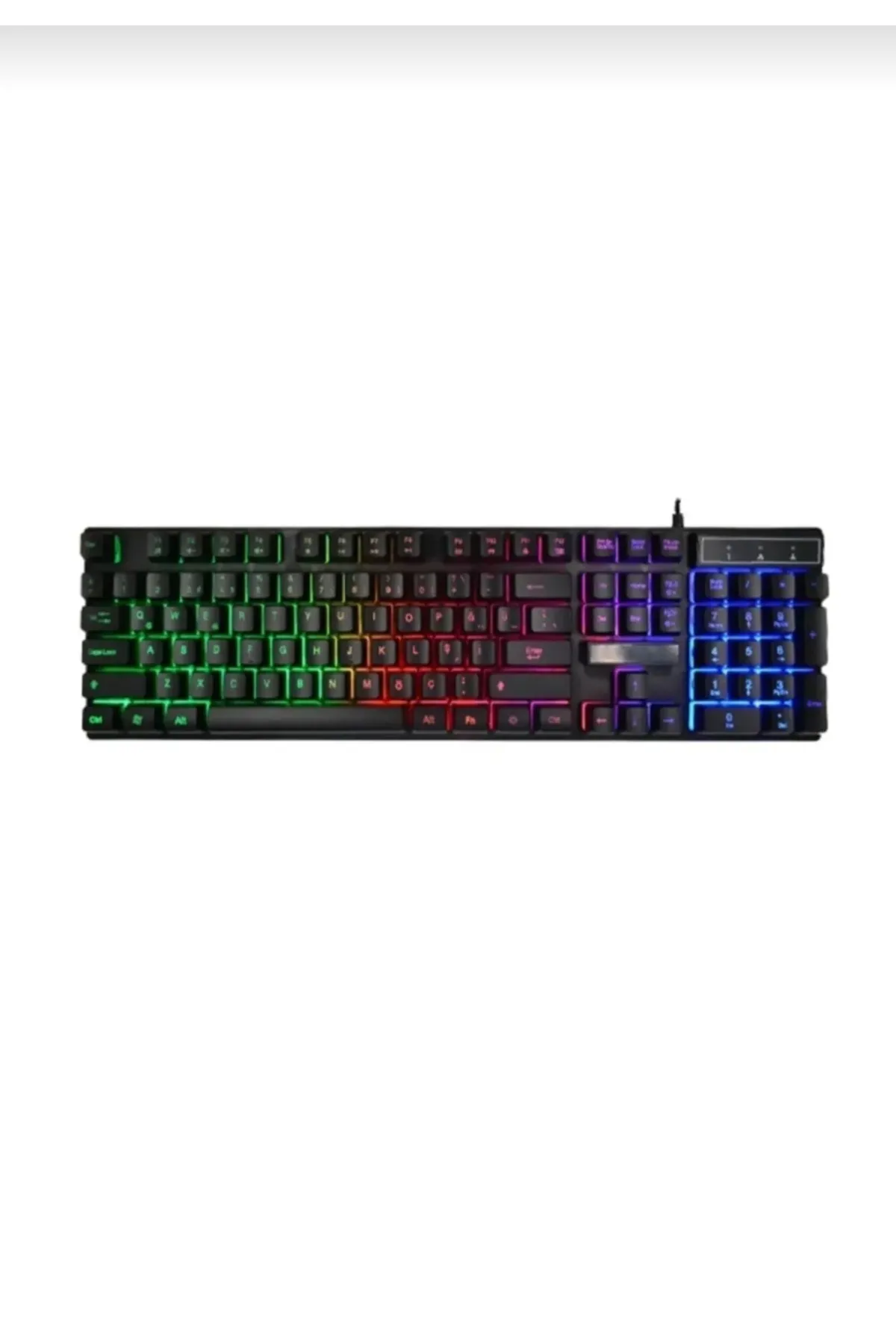 Genel Markalar Gmx K2 Rgb Led Işıklı Oyuncu Klavyesi Gaming Klavye GMX1017872