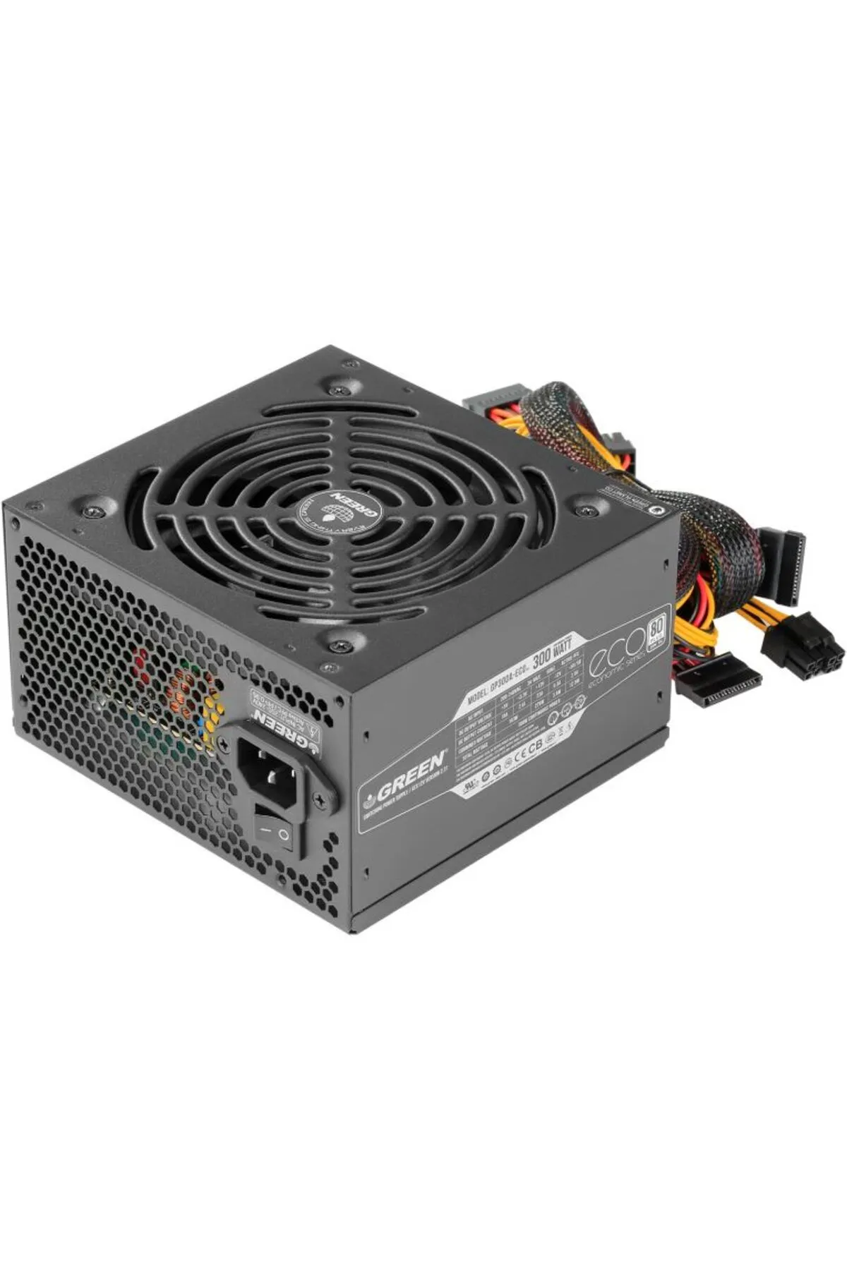 Green Gp300a-eco Rev3.1 300w 80 Power Supply Pc Güç Kaynağı (3YIL GARANTİ)