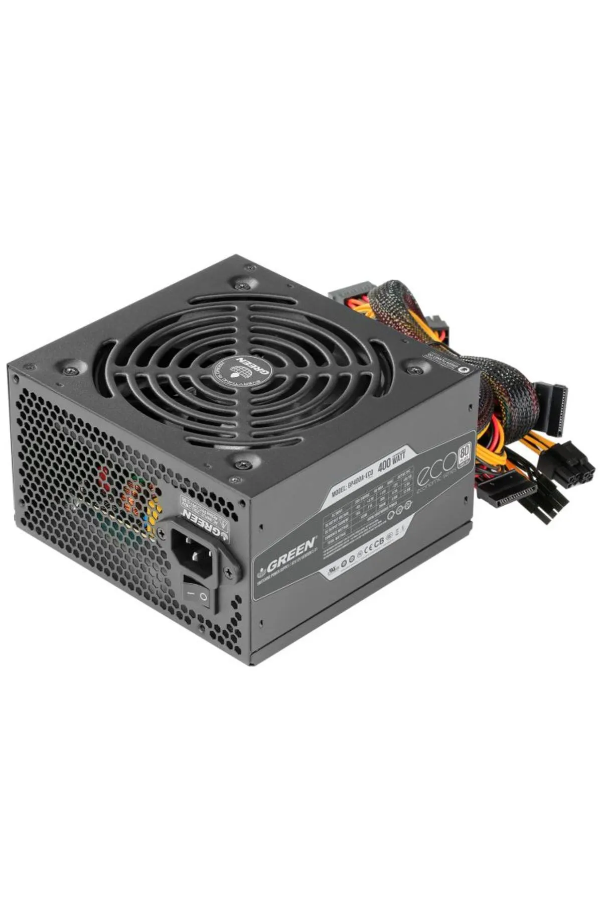 Green Gp400a-eco Rev3.1 400w 80 Power Supply Pc Güç Kaynağı (3YIL GARANTİ)