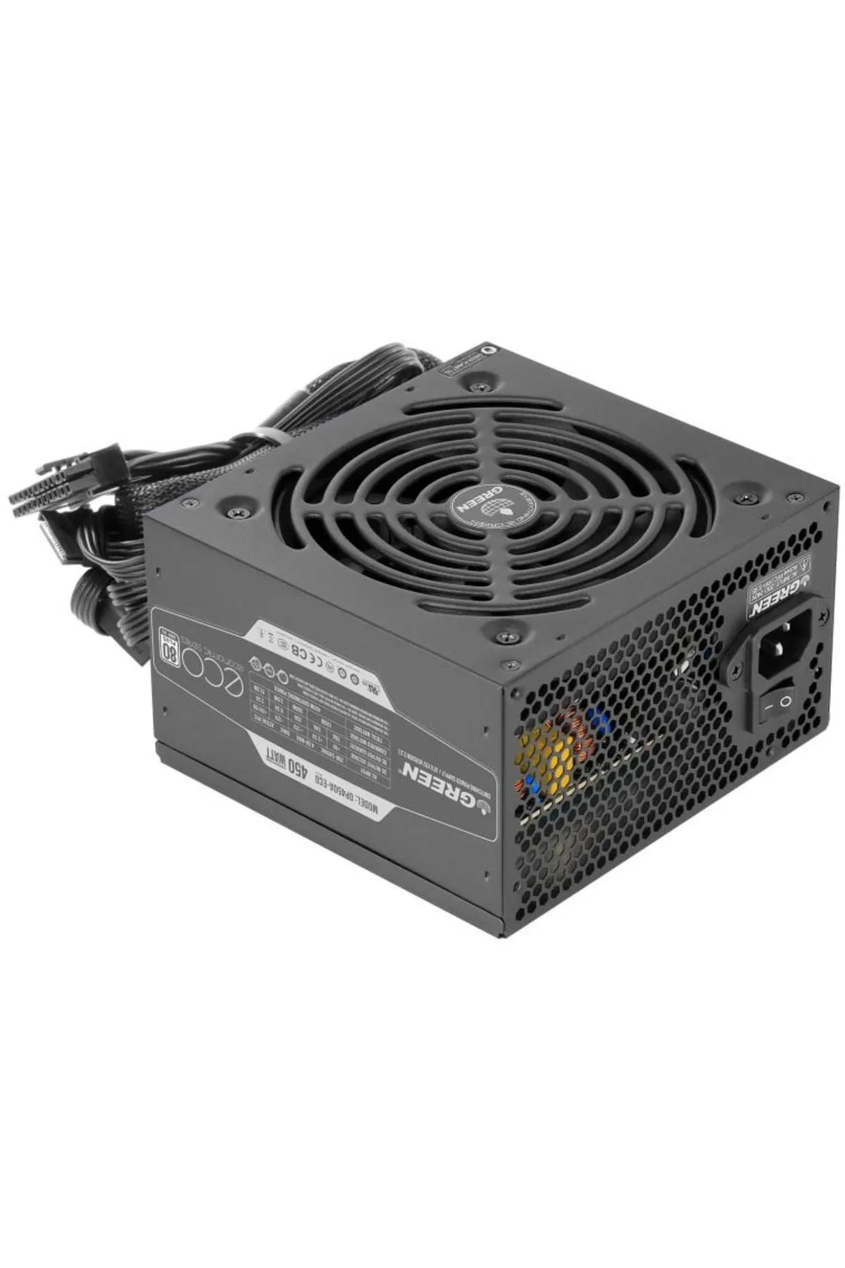 Green Gp450a-eco Rev3.1 450w 80 Power Supply Pc Güç Kaynağı (3YIL GARANTİ)