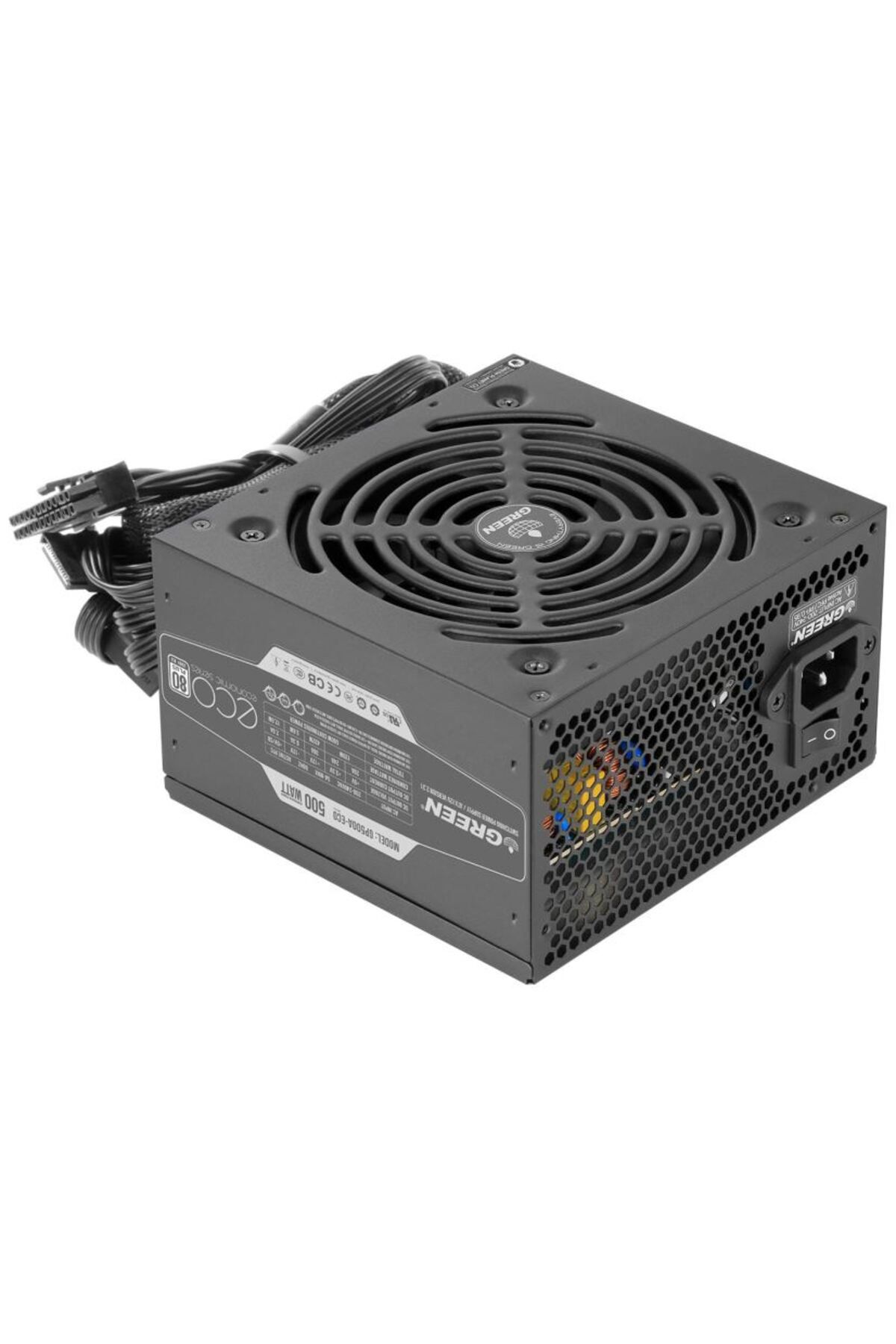 Green Gp500a-eco Rev3.1 500w 80 Power Supply Pc Güç Kaynağı (3YIL GARANTİ)