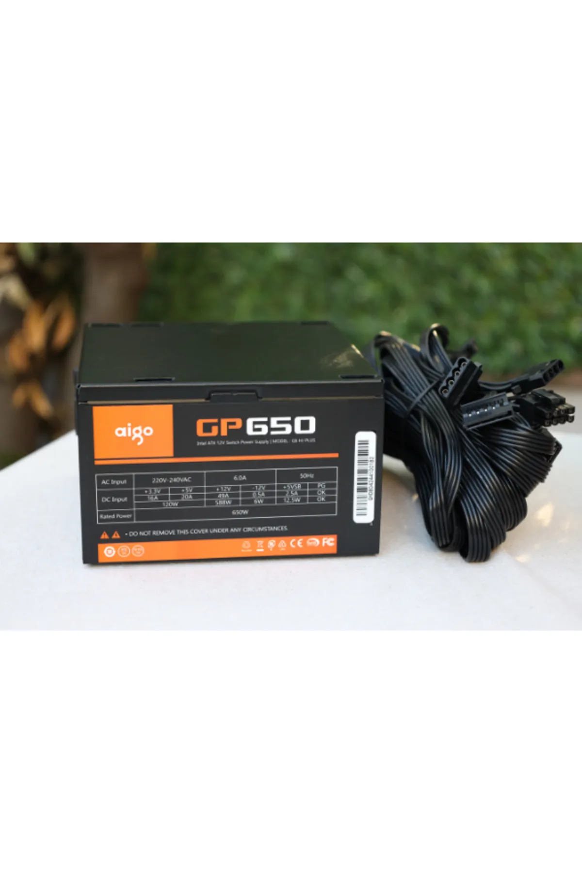 Aigo GP650 650W 80 Plus Bronz Güç Kaynağı PSU Power Supply