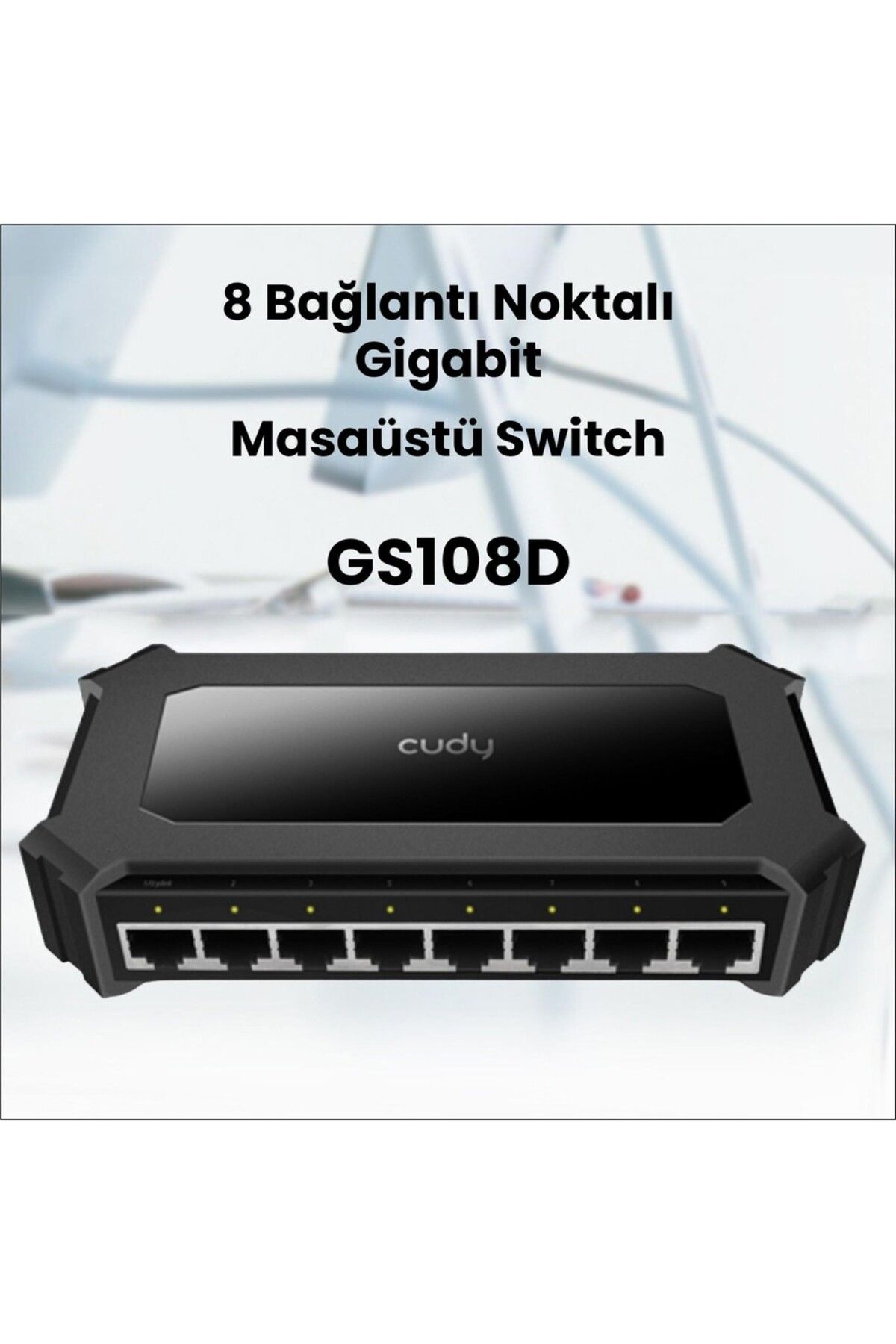 cudy GS108D 8 Port 10/100/1000 Mbps Gigabit Switch