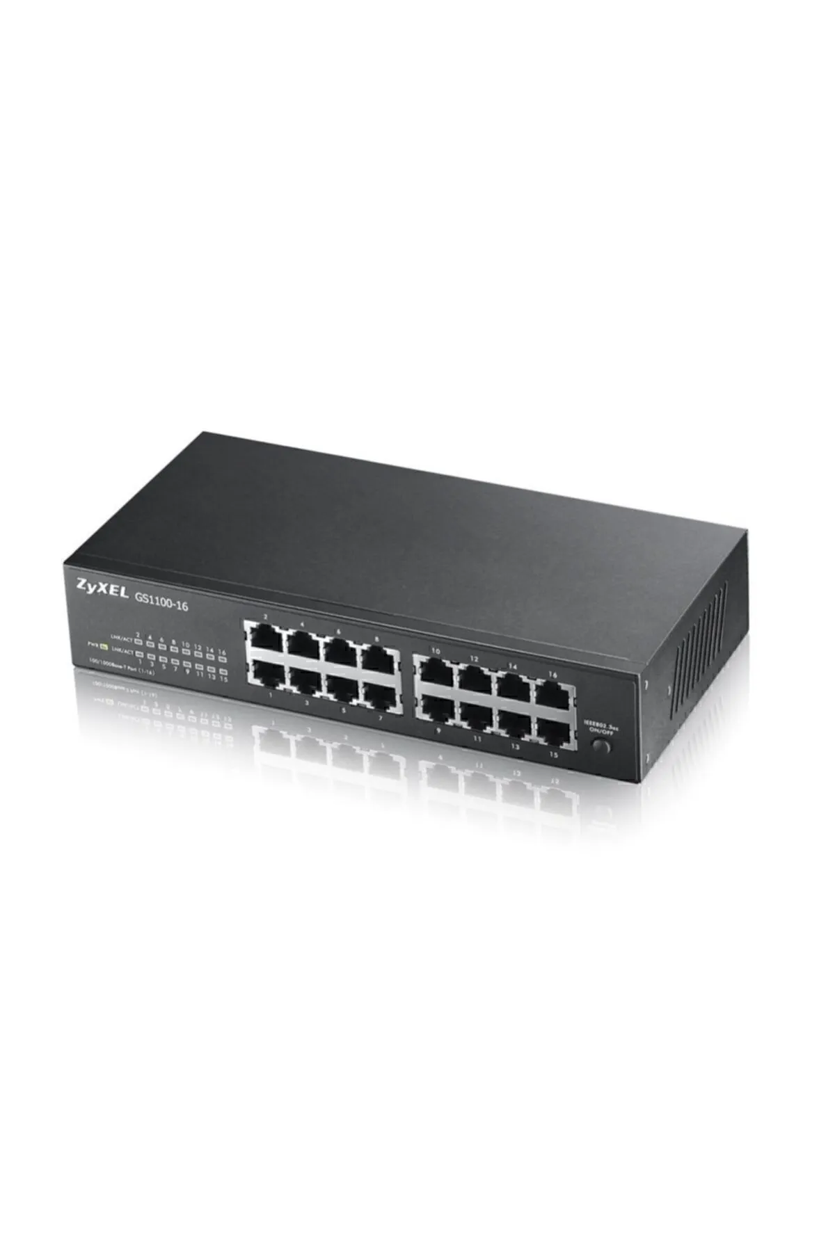 Zyxel Gs1100-16 16 Port 10-100-1000 Mbps Switch