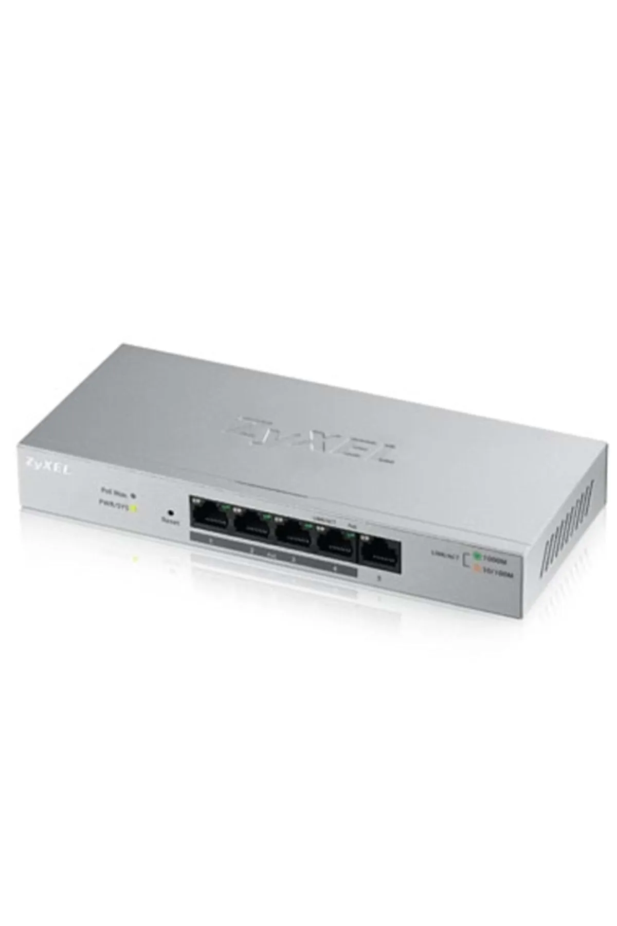 Zyxel GS1200-5HP V2 Web Yönetilebilir 5 Port Gigabit Switch (4 Port PoE - 60Watt)