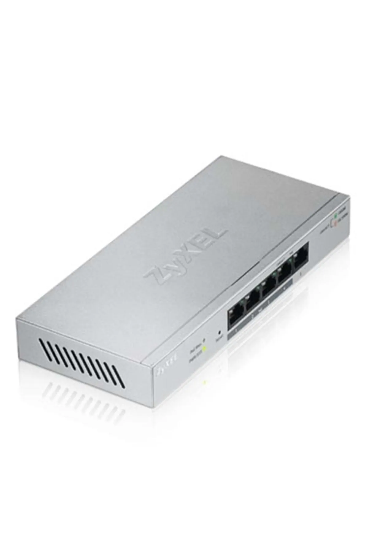 Zyxel GS1200-5HP V2 Web Yönetilebilir 5 Port Gigabit Switch (4 Port PoE - 60Watt)