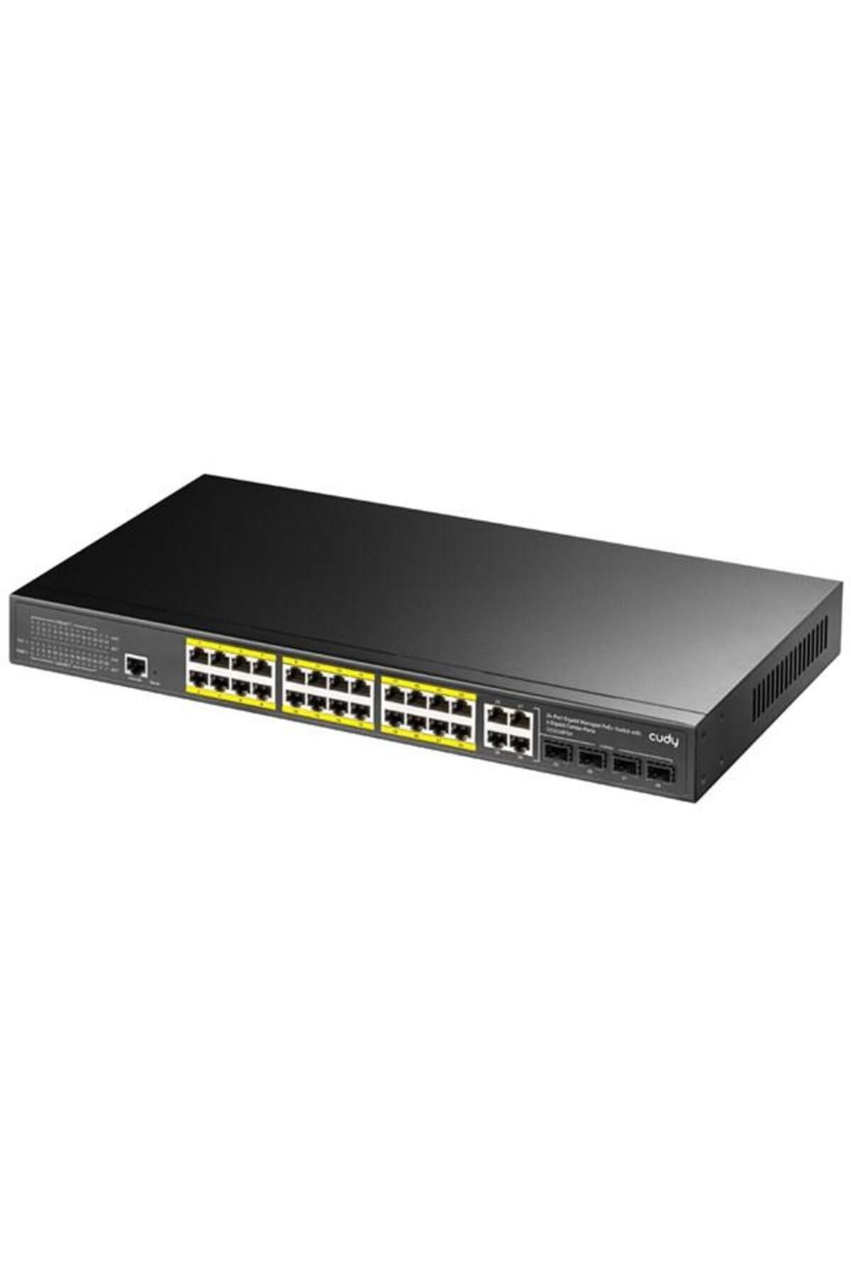 cudy Gs2028ps4-400w 24 Port Gigabit 4-sfp 400w Full Poe Yönetilebilir Switch