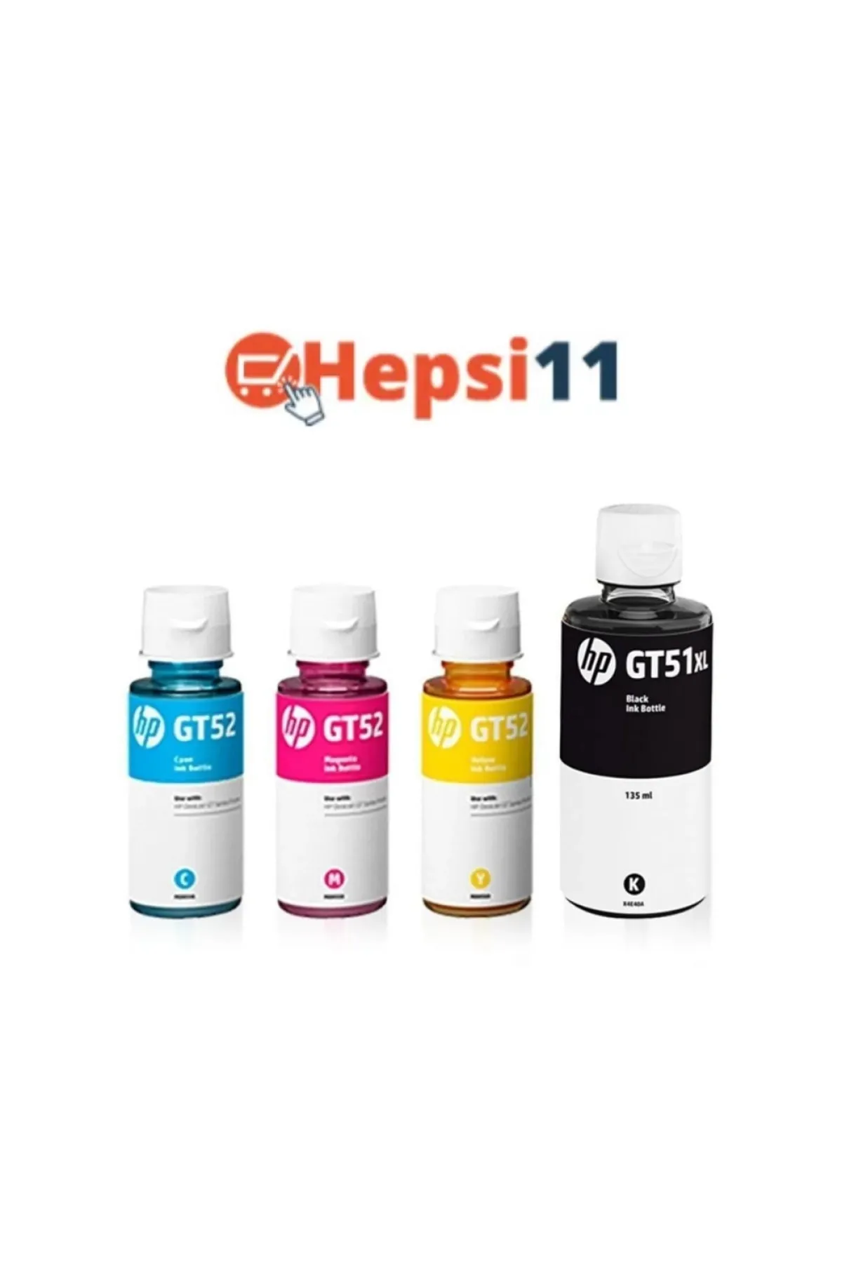 HP Gt51xl Ink Tank 415 Orjinal 4 Renk Mürekkep Seti Aıu7a12