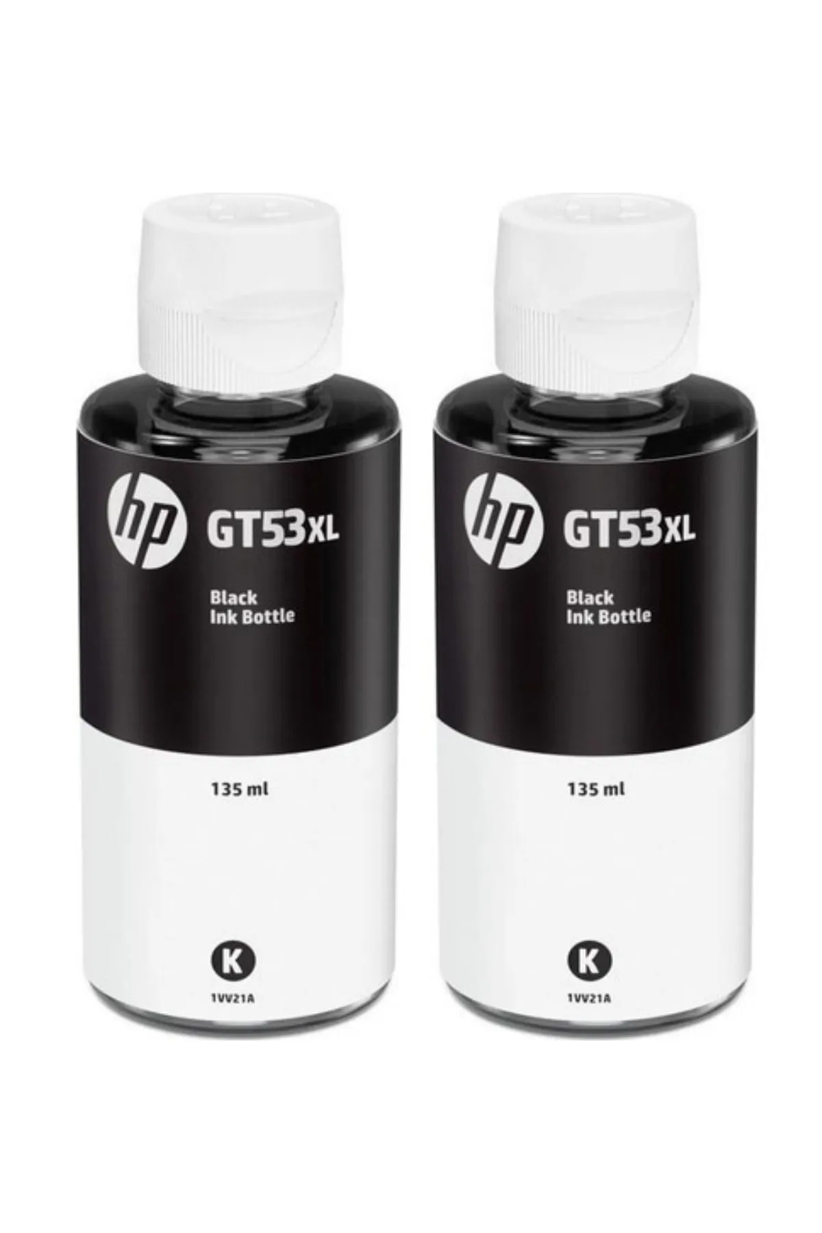 HP Gt53xl Ink Tank Ikili Siyah Kartuş Dolum Mürekkep Setigt53xl-gt52-316310-bk2li