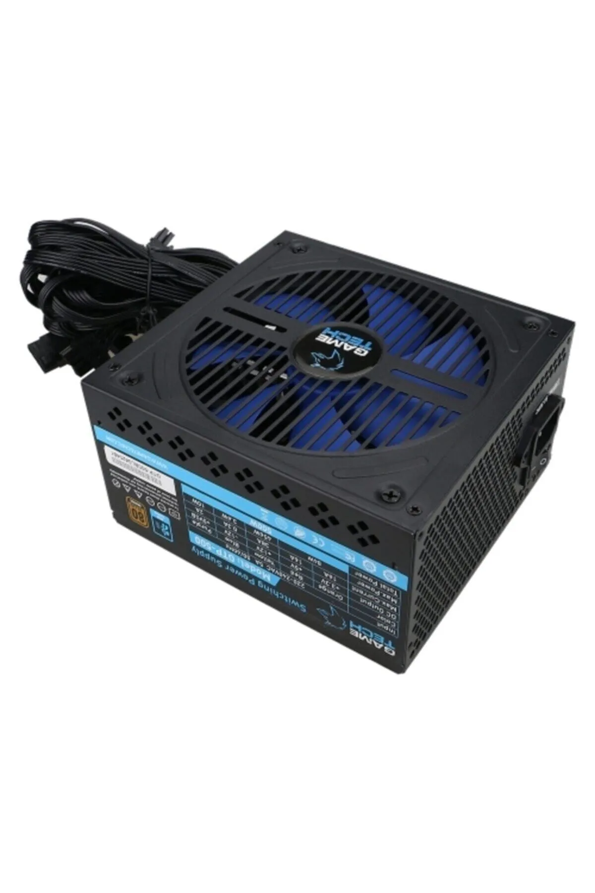 Gametech Gtp-500 V2 500w 80 Plus Bronze Power Supply Pc Güç Kaynağı