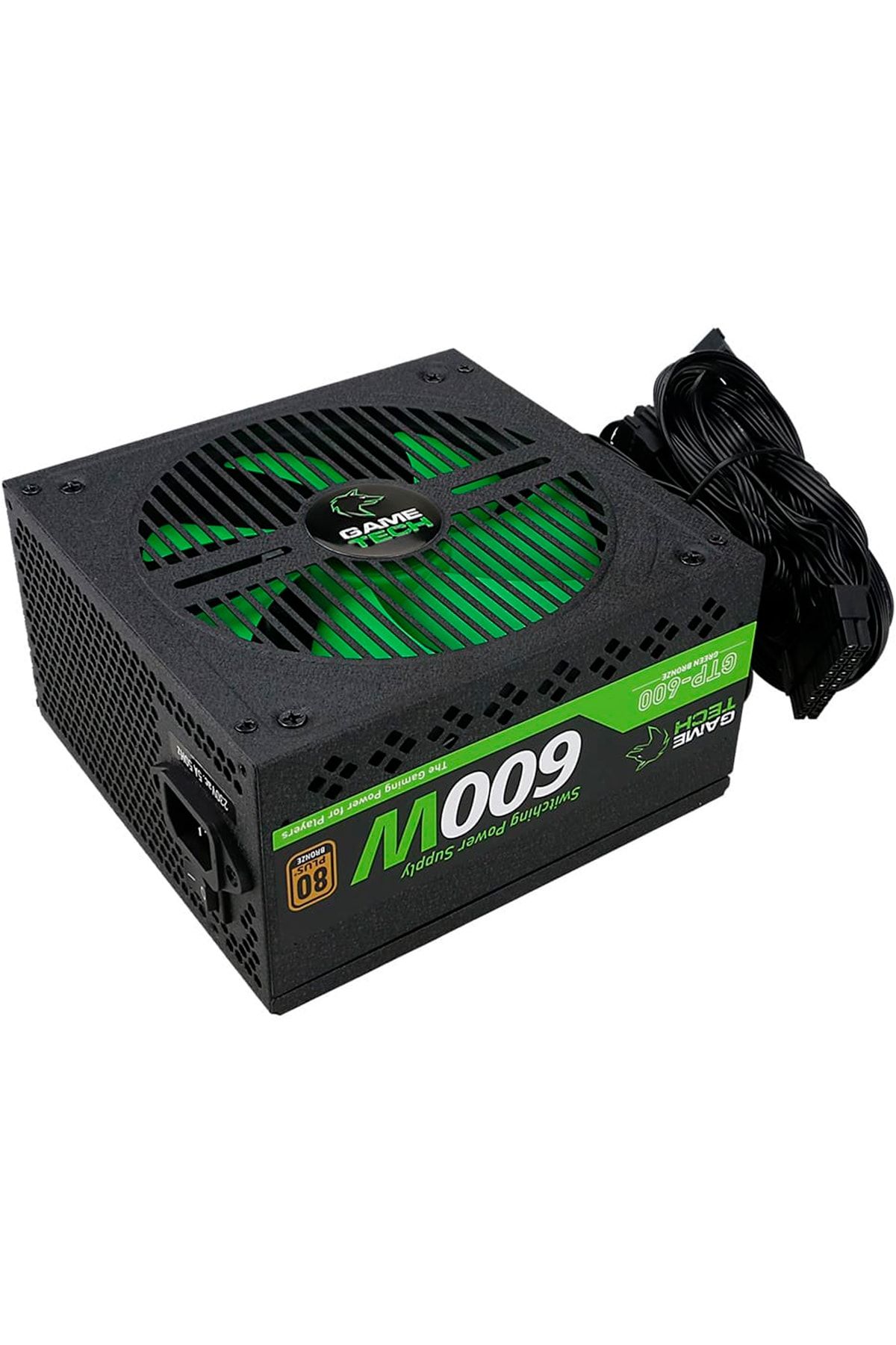 Gametech Gtp-600 600w 80 Plus Bronze Power Supply Pc Güç Kaynağı