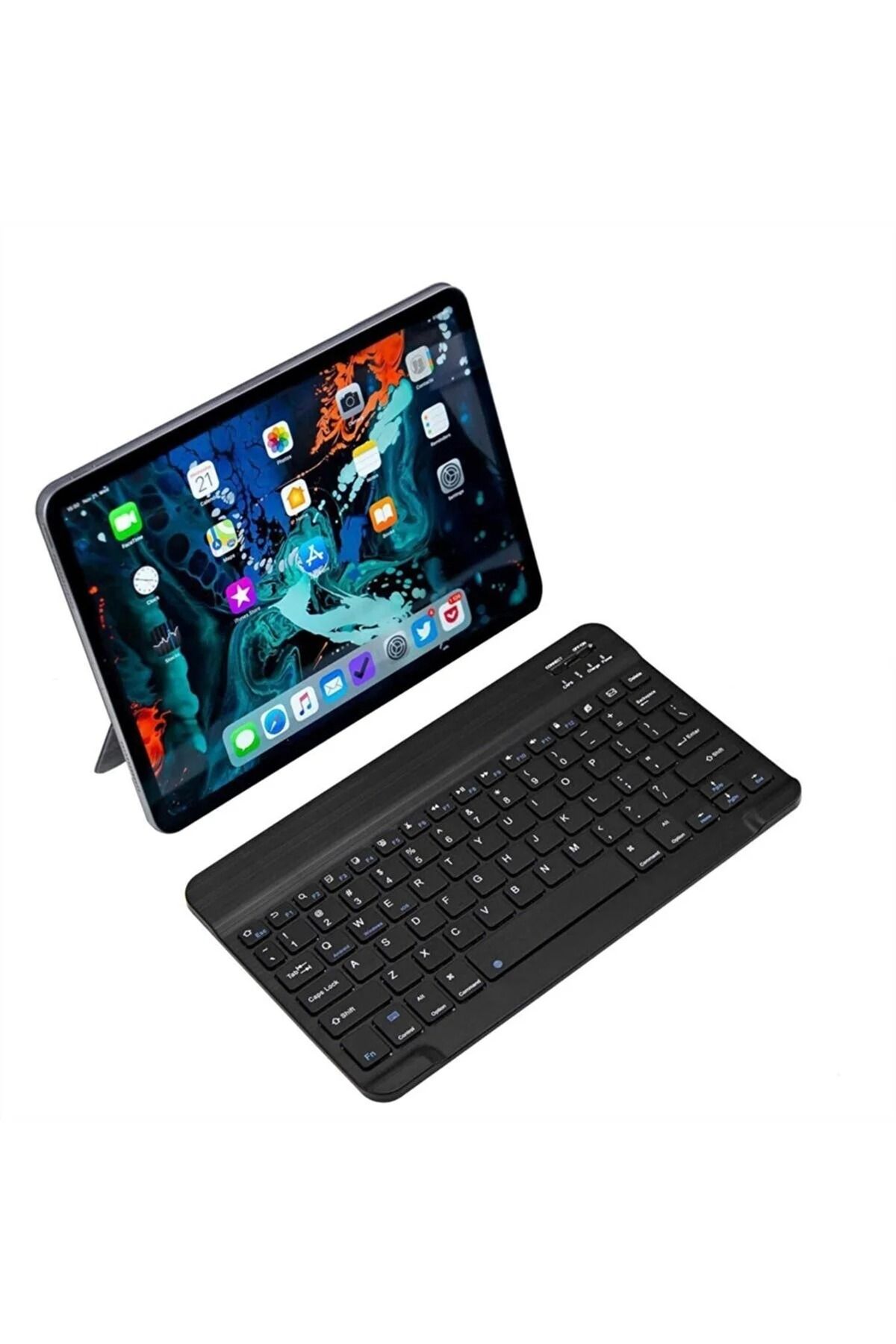 DUHALINE GTX Jaculus Spreadtrum 10.4" Tablet Uyumlu Bluetooth Tablet Klavyesi Mini Slim Şarjlı Kablosuz