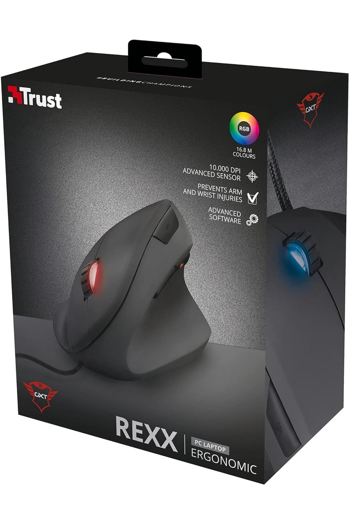 Trust GXT144 Rexx Ergo Gaming Mouse-Syh