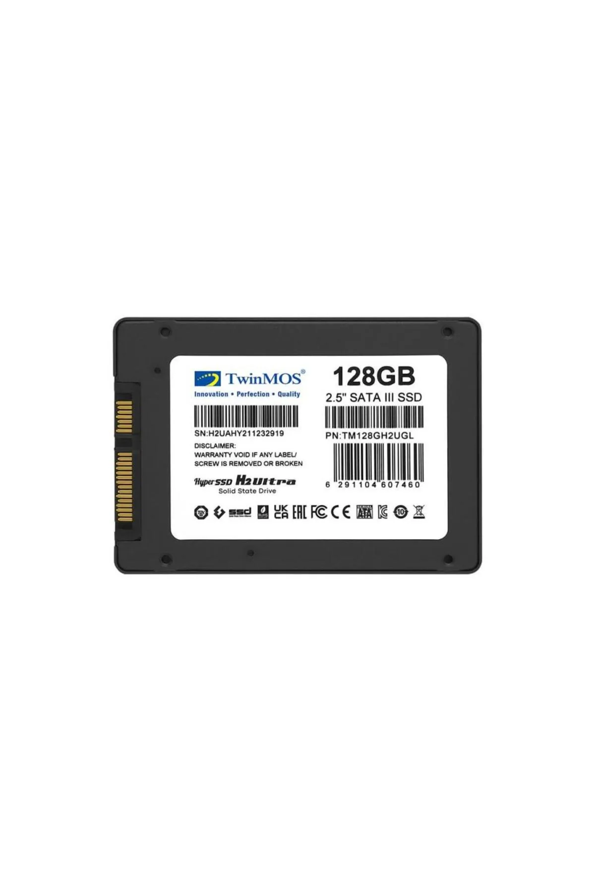 TwinMOS H2 Ultra Tm128gh2ugl 128gb (580/550MB/S) 2.5" Sata Ssd