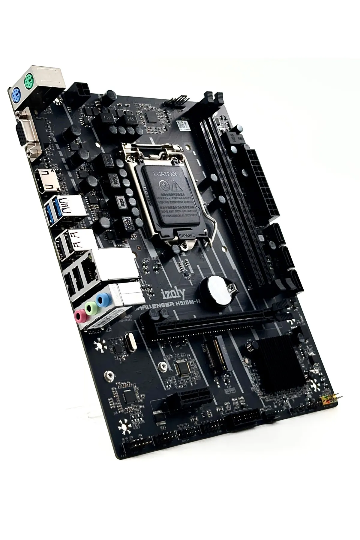 İzoly H510M-H CHALLENGER MOTHERBOARD PCIE 3.0 M.2 10/100/1000M GIGABIT