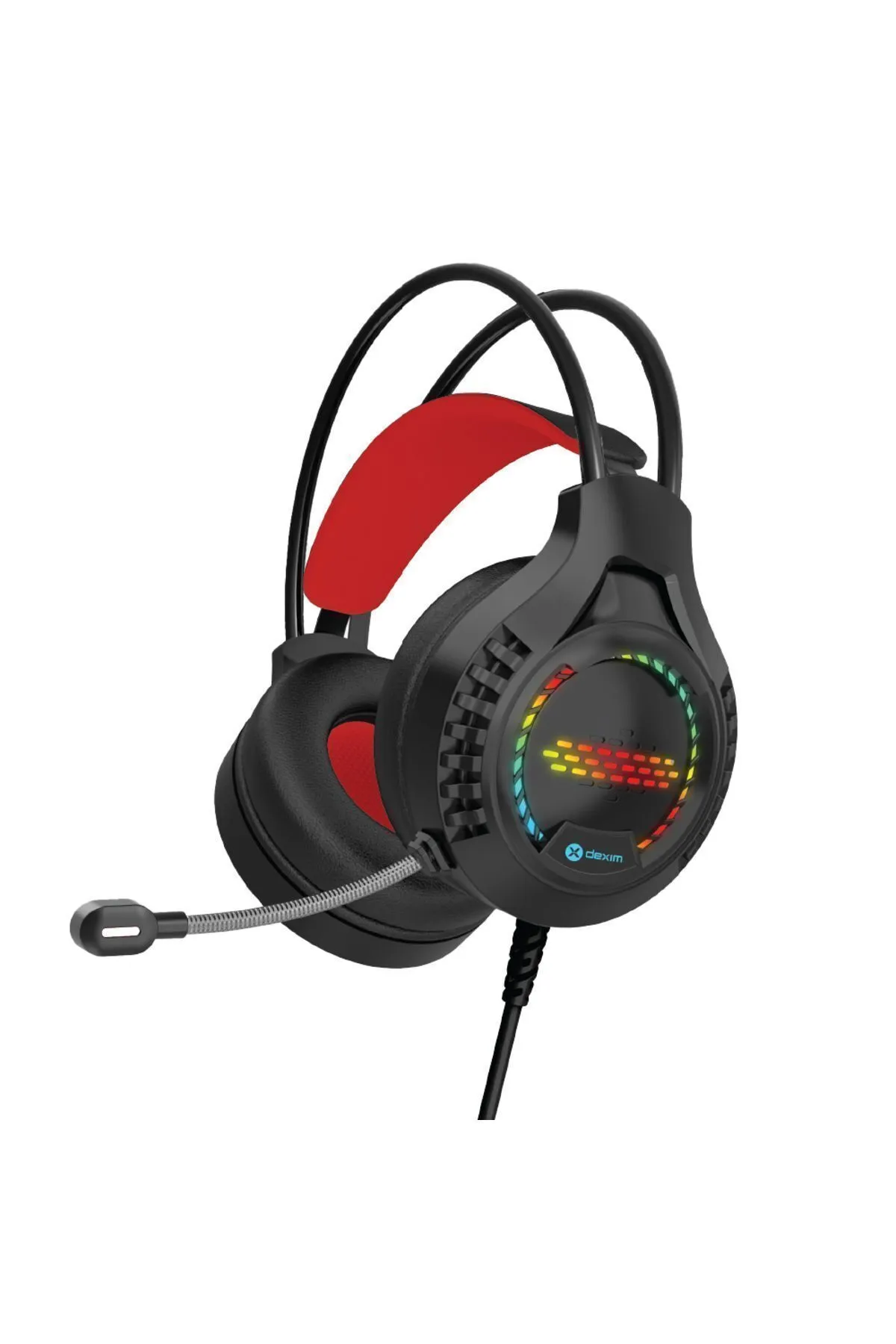 Dexim H608 5.1 Kafaüstü RGB Gaming Oyuncu Mikrofonlu Kulaklık