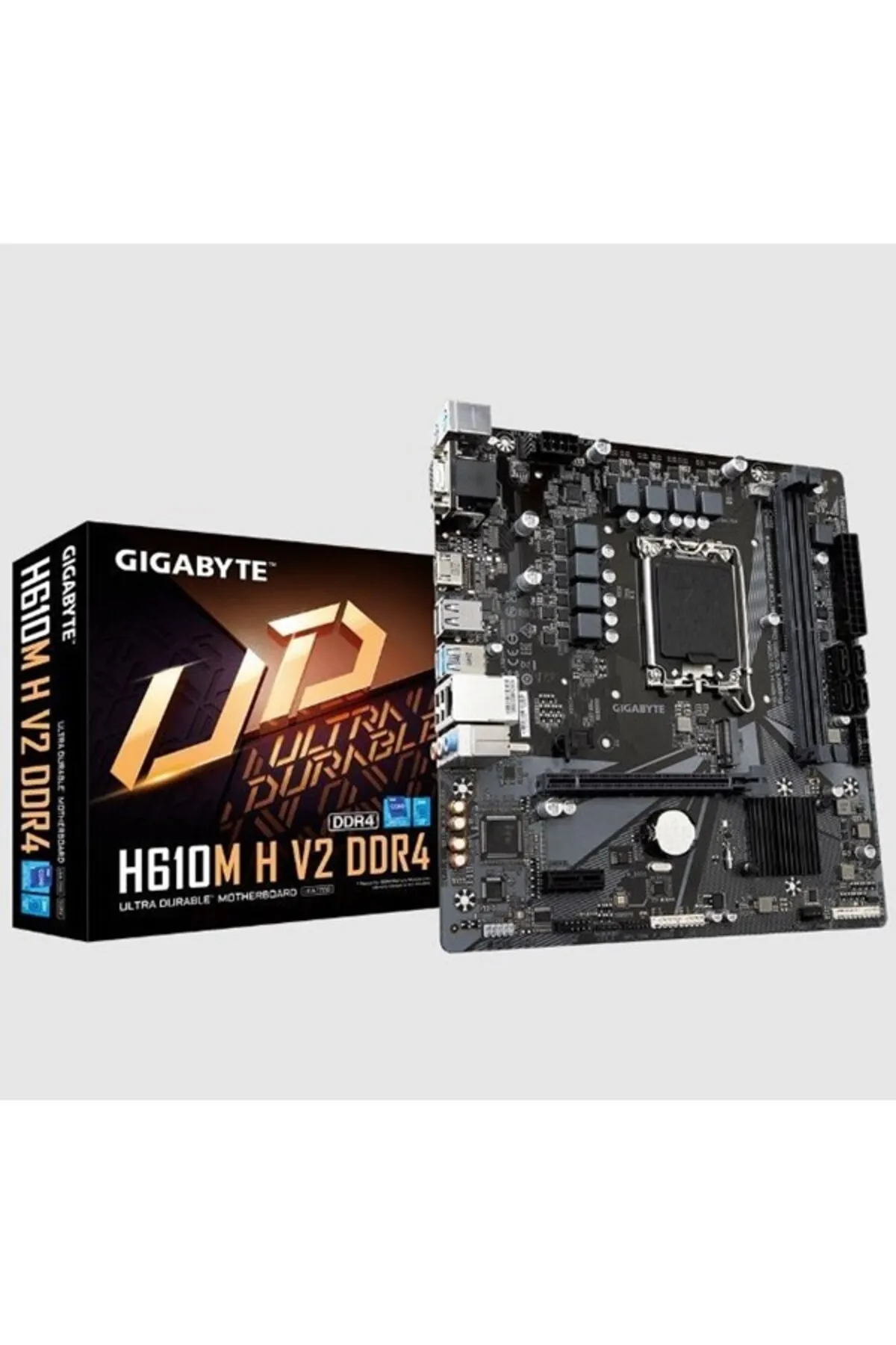 Gigabyte H610m H V2 Ddr4 M2 Pcıe Nvme Hdmı Pcıe 16x V4.0 1700p Matx