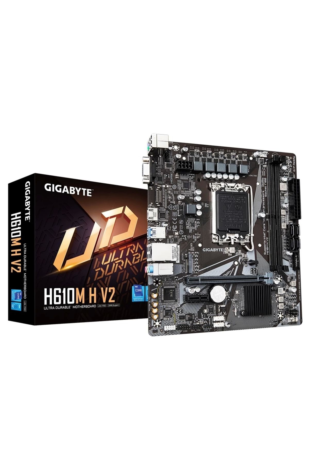 Gigabyte H610m-h V2 Ddr5 5600mhz M.2 Hdmı Matx 1700p