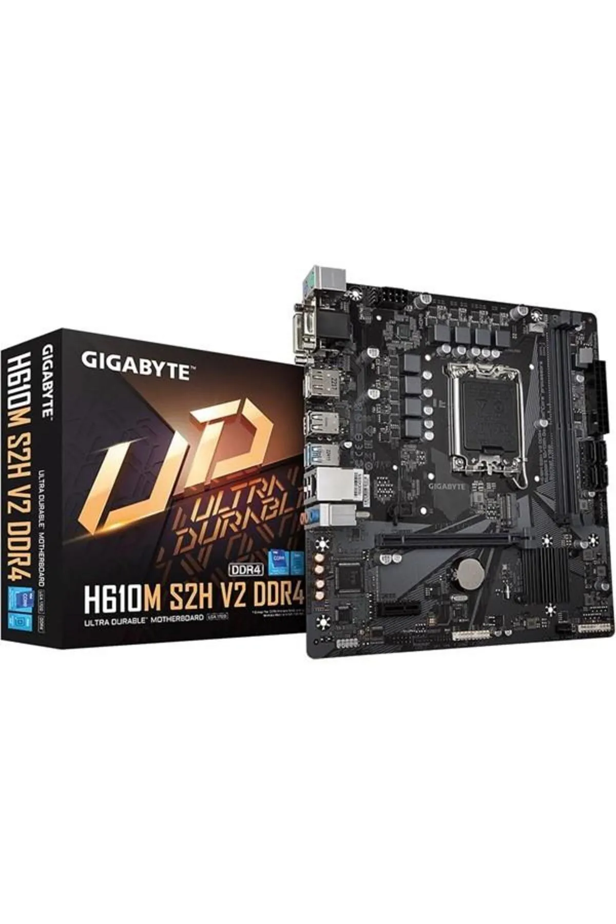 Gigabyte H610m-s2h V2 Ddr4 Hdmı Dvı Dp Pcıe 16x V4.0 1700p Matx