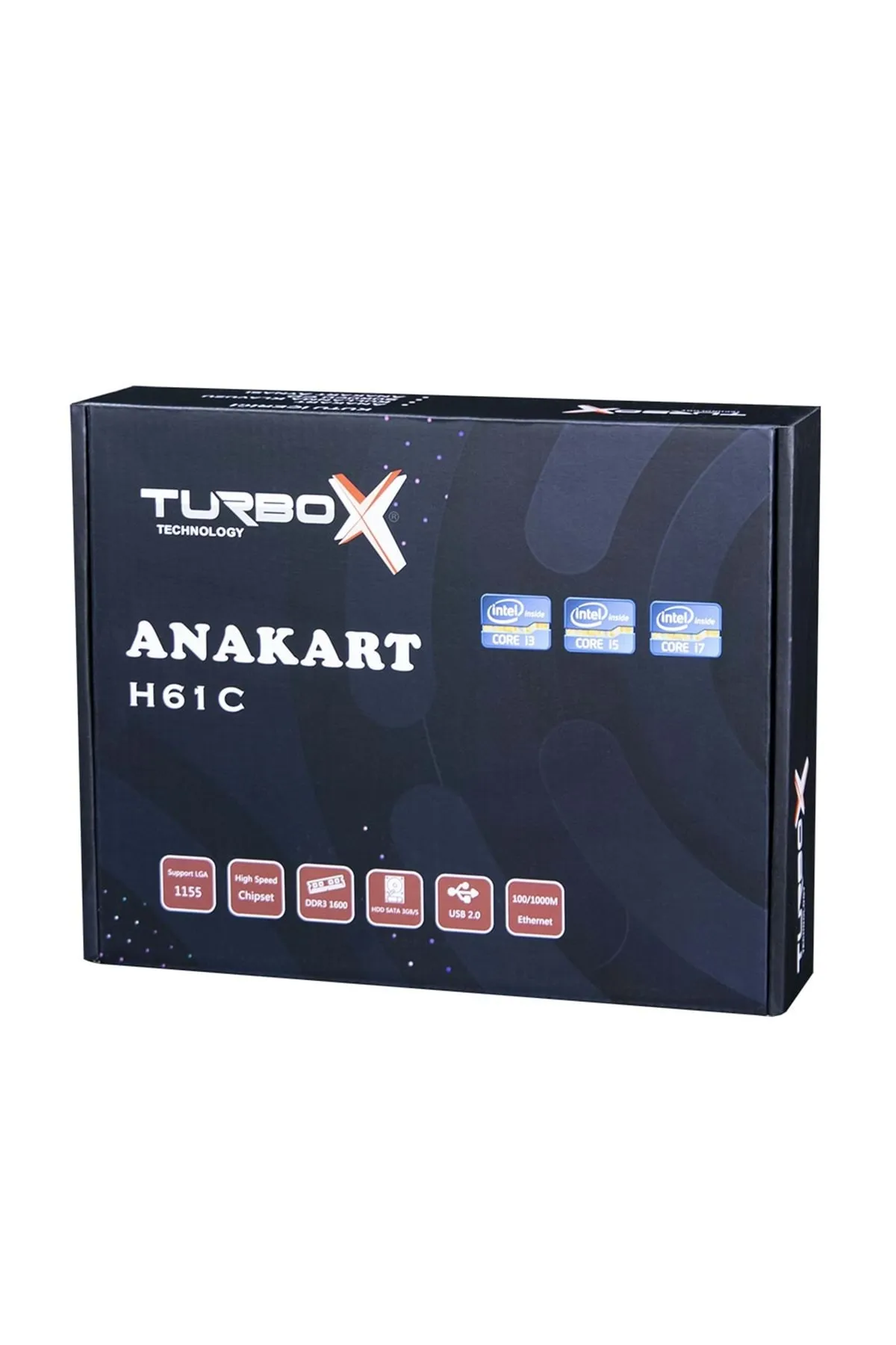 Turbox H61c Sata,m2 Ddr3 1600mhz Usb 2.0 Vga Hdmi Ses Gigabit Ethernet 1155p 2.3.gen Anakar