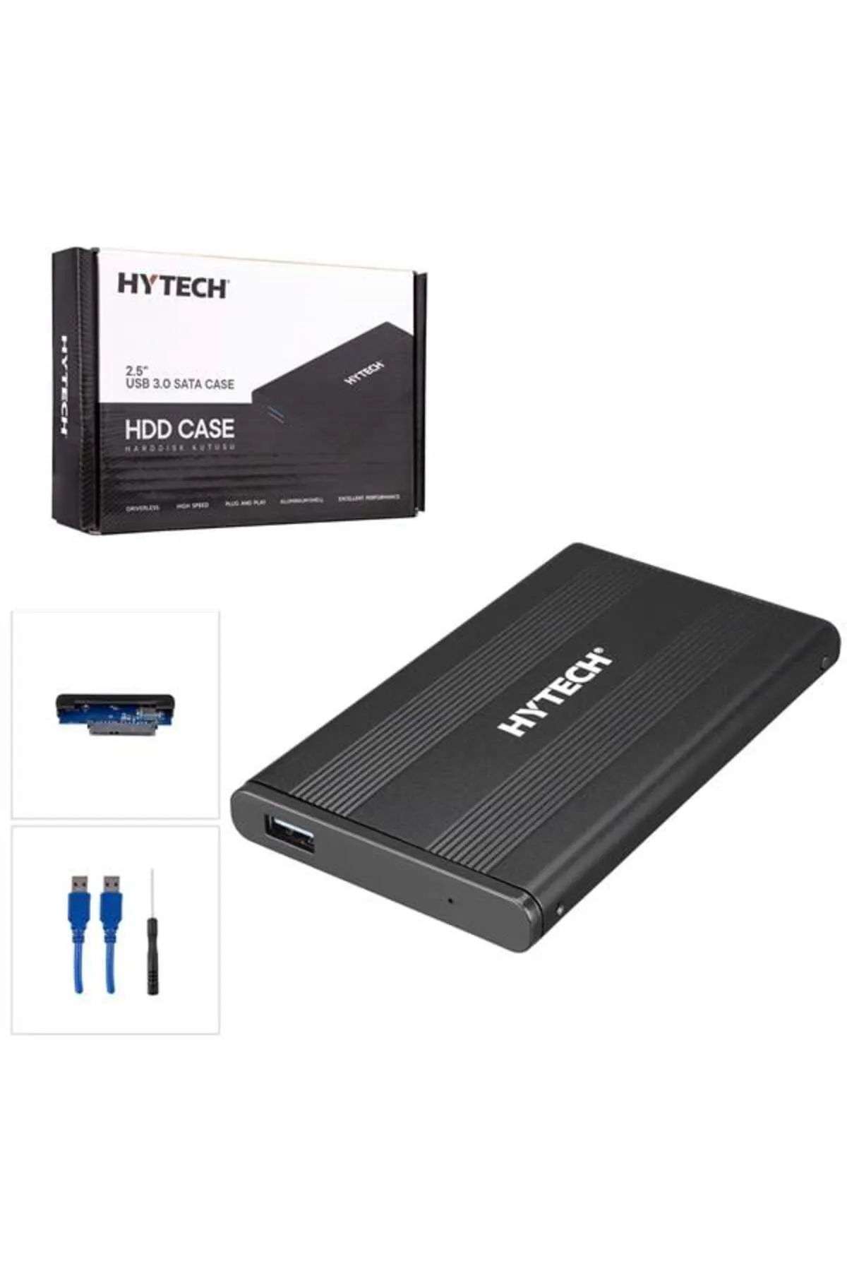 Genel Markalar HARDDİSK KUTUSU SSD HDD 2.5 SATA USB 3.0 HYTECH HY-HDC23