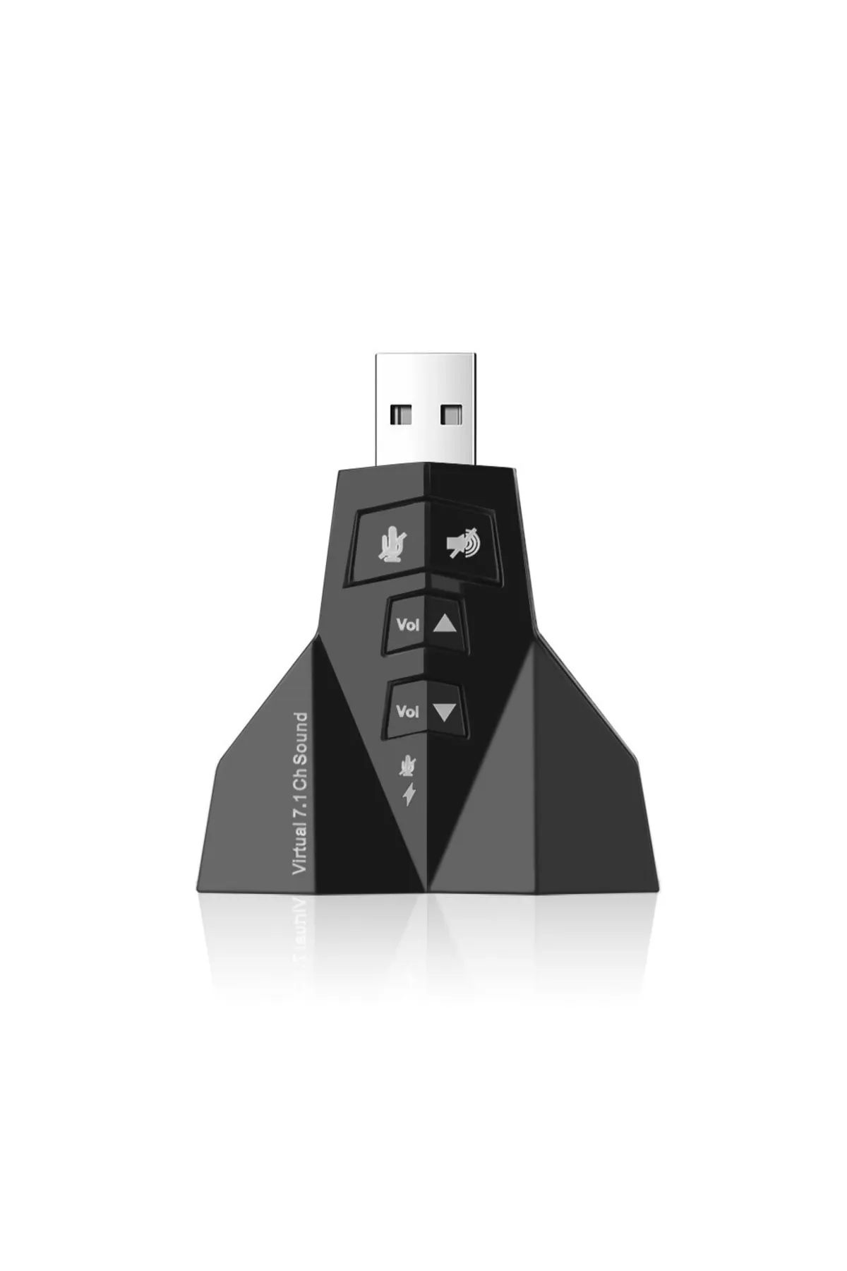 aogo Harici Usb 3d Ses Kartı Ses Çift Sanal 7.1 Usb 2.0 Adaptör Dizüstü Bilgisayar Için Tak Ve Çalıştır