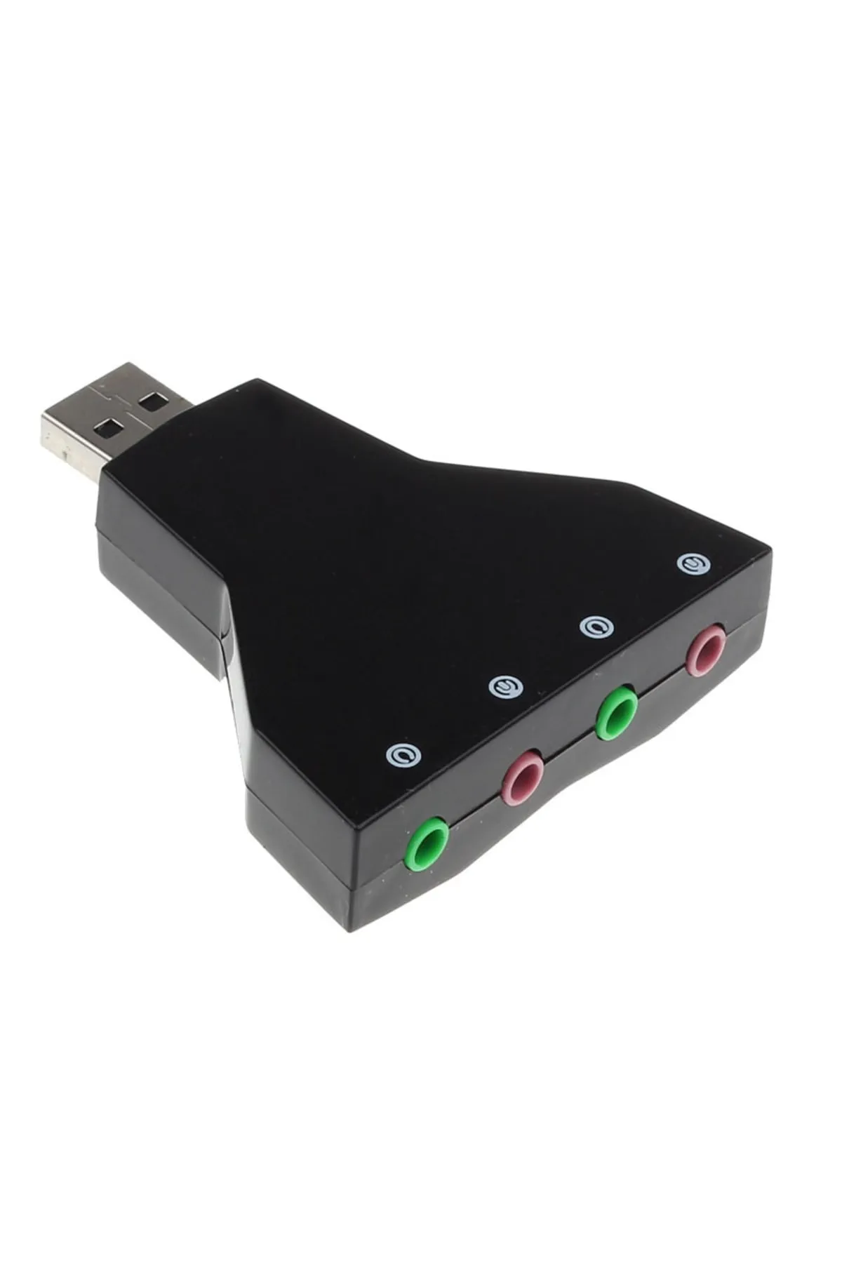 aogo Harici Usb 3d Ses Kartı Ses Çift Sanal 7.1 Usb 2.0 Adaptör Dizüstü Bilgisayar Için Tak Ve Çalıştır