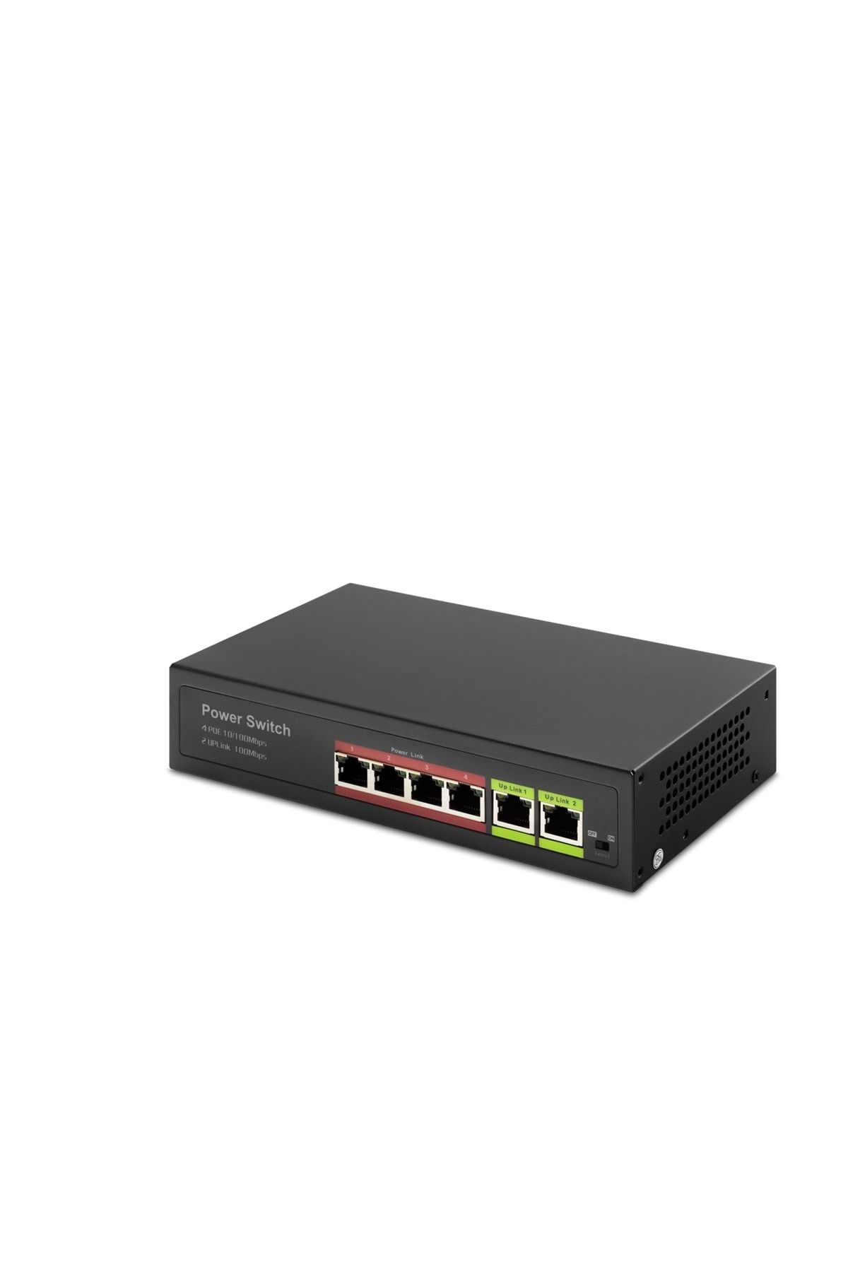 Hadron Hd04 Poe Swıtch 2uplınk 4 2 10/100 Mbps 4port