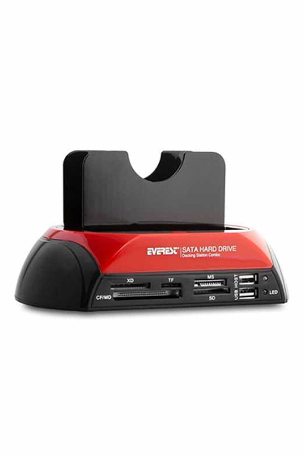 Everest HDC-385 Harici Usb 2.0 2.5" / 3.5" HDD + Kart Okuyucu