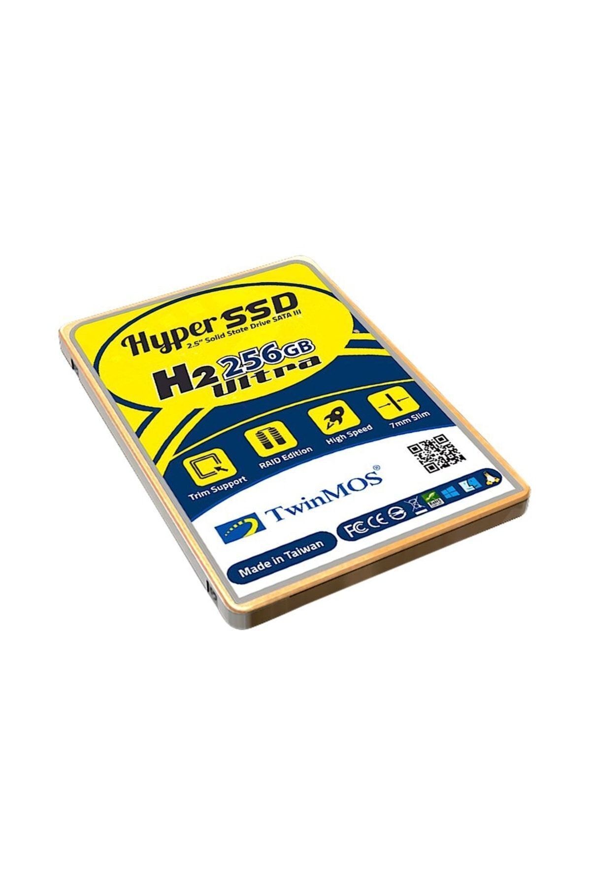 TwinMOS Hdd Ssd 256gb 580/550mbs Sata3 2.5 3d Nand Metal Kasa