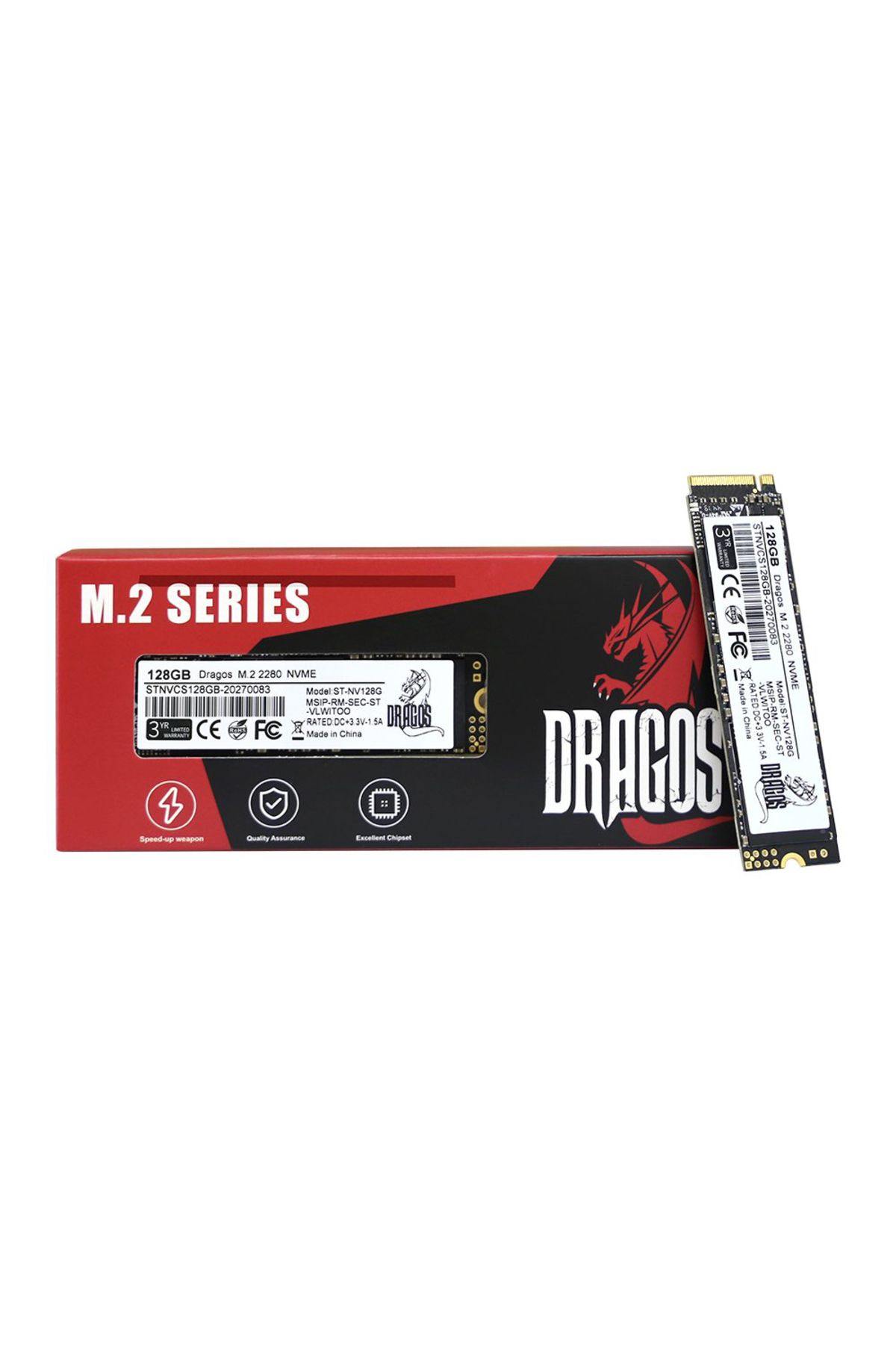 Dragos Hdd Ssd M2 Nvme 128gb 950/610mbs Nvme3