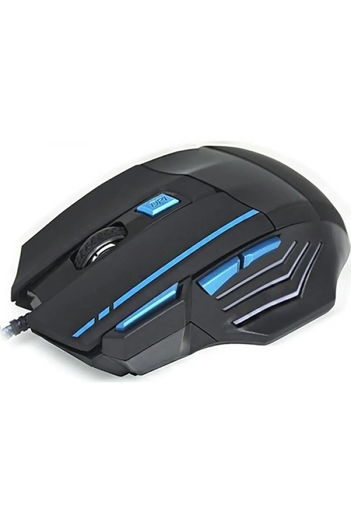 Hadron HDG30 3600dpi Ledli 1.44mt USB Kablolu Oyuncu Mouse - Siyah-Mavi