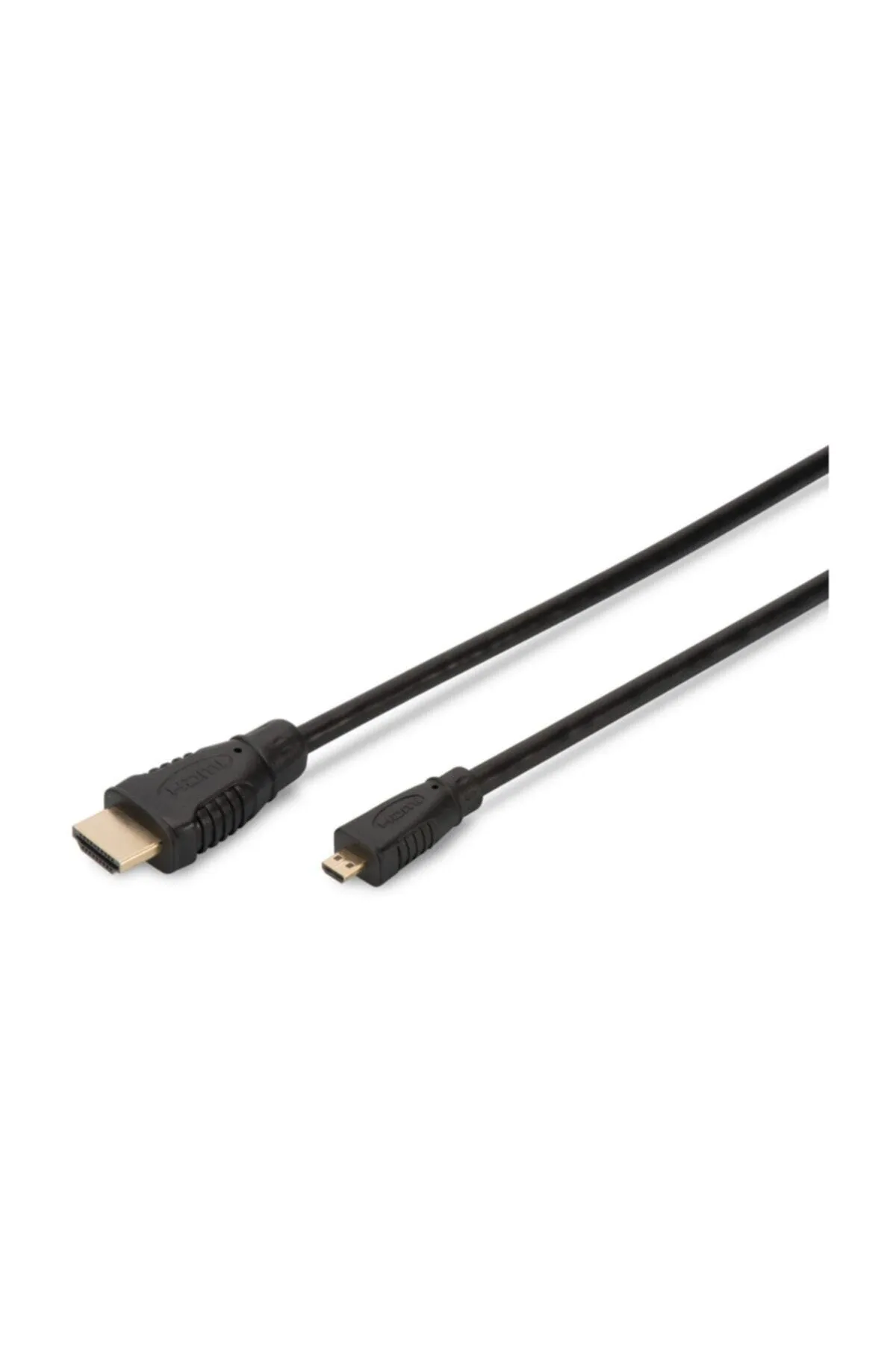 Assmann HDMI High Speed with Ethernet Bağlantı Kablosu (HDMI 1.4), 2160p, 4K, HDMI Tip D (mikro) Erkek - HDM