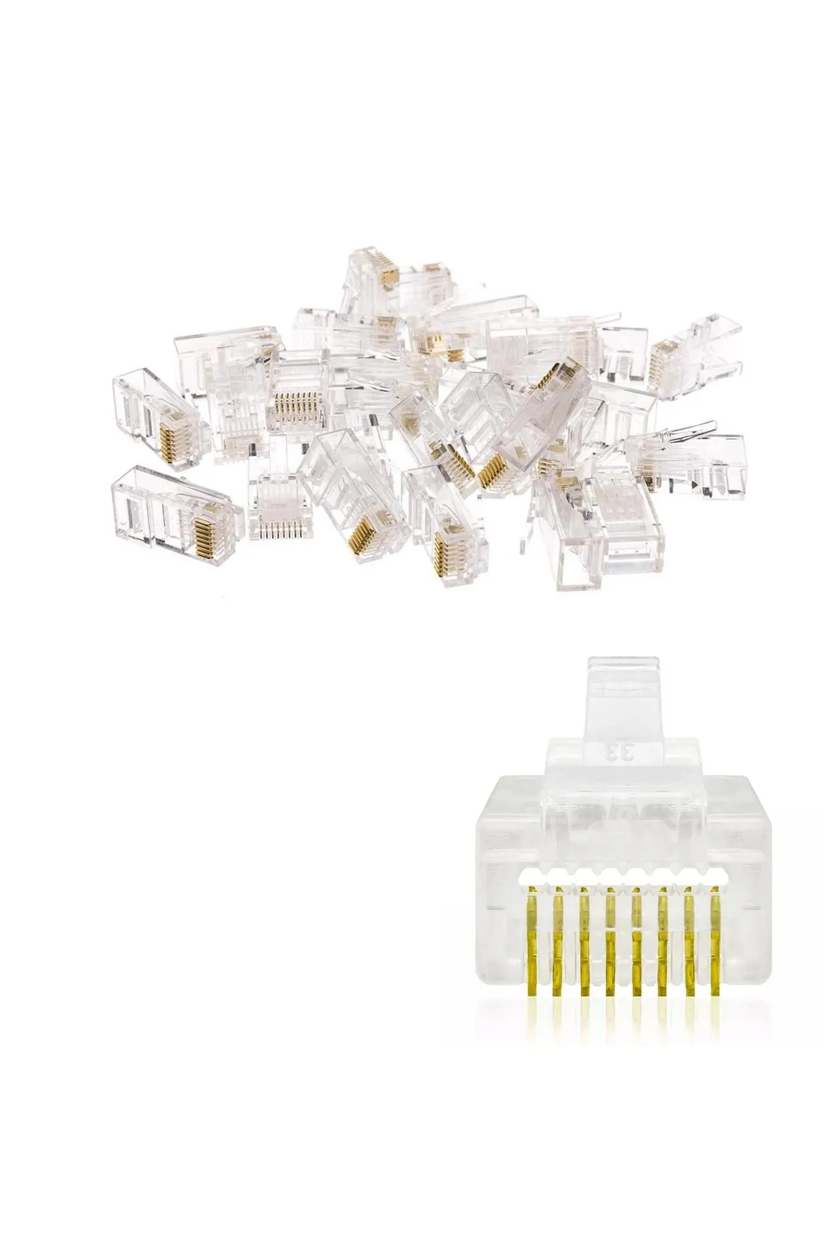 TRENDMEN Hdx-5062 Ez Rj45 Soketi Cat5 Delikli 100Lü Paket