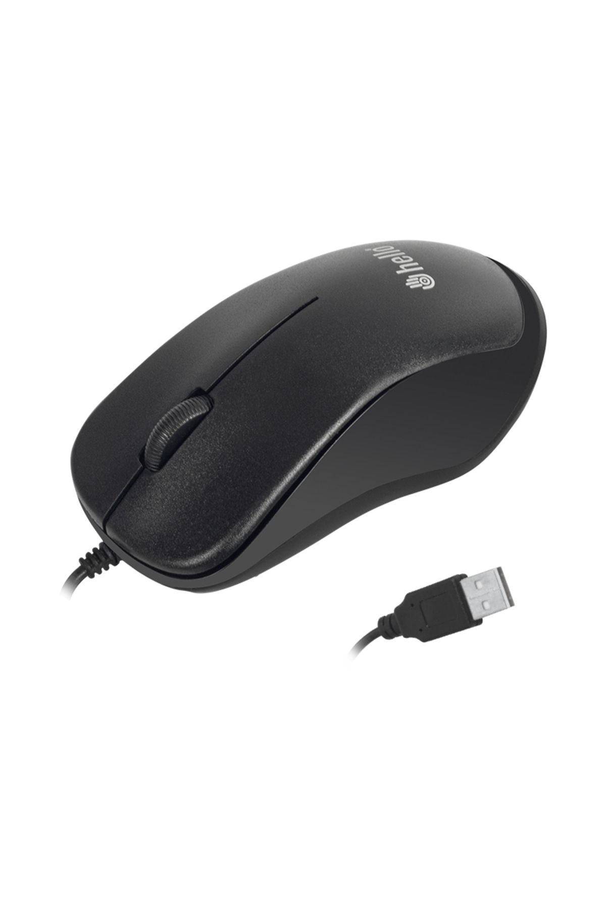 Go İthalat HELLO HL-38 1000 DPI KABLOLU OPTİK SİYAH MOUSE (4928)