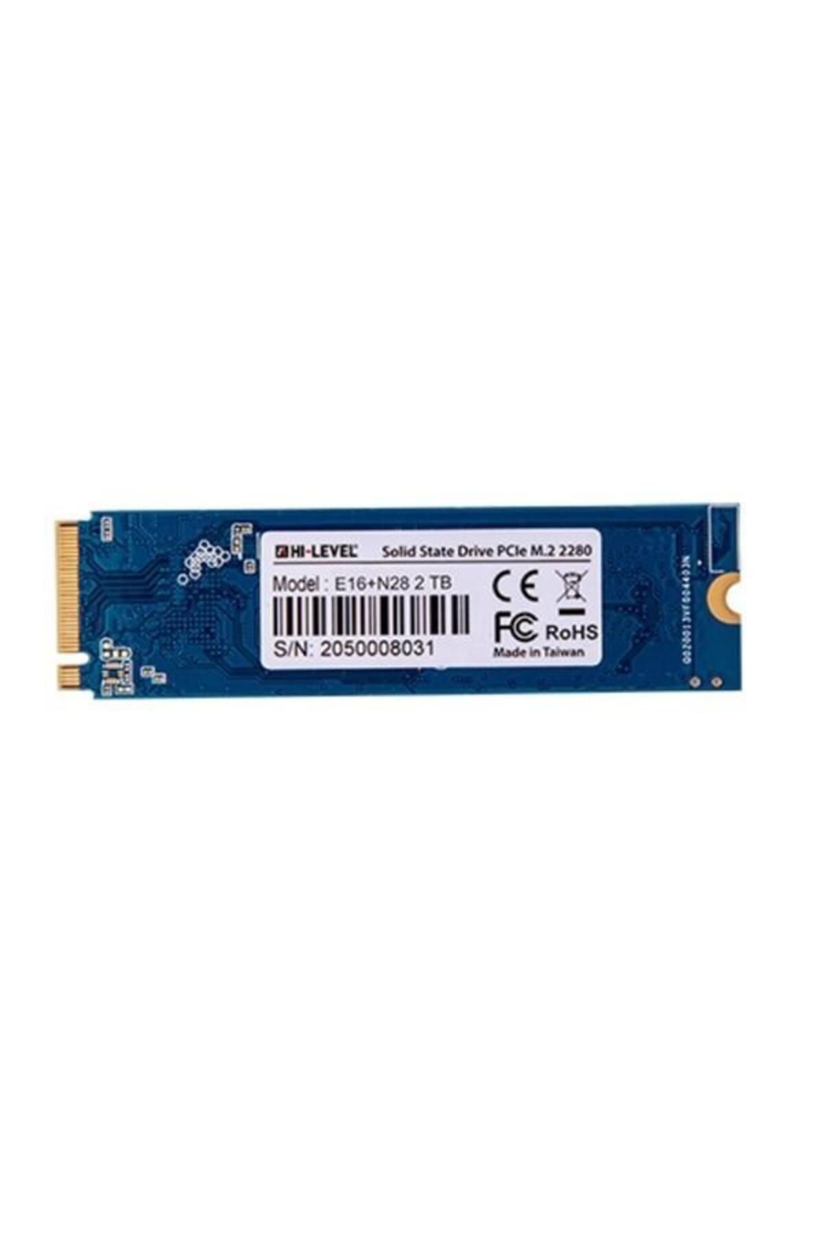 Hi-Level / HI-LEVEL 2TB HLV-M2PCIeG4X4SSD2280/2T 5100- 3600MB/s M2 PCIe NVMe Gen4 Disk