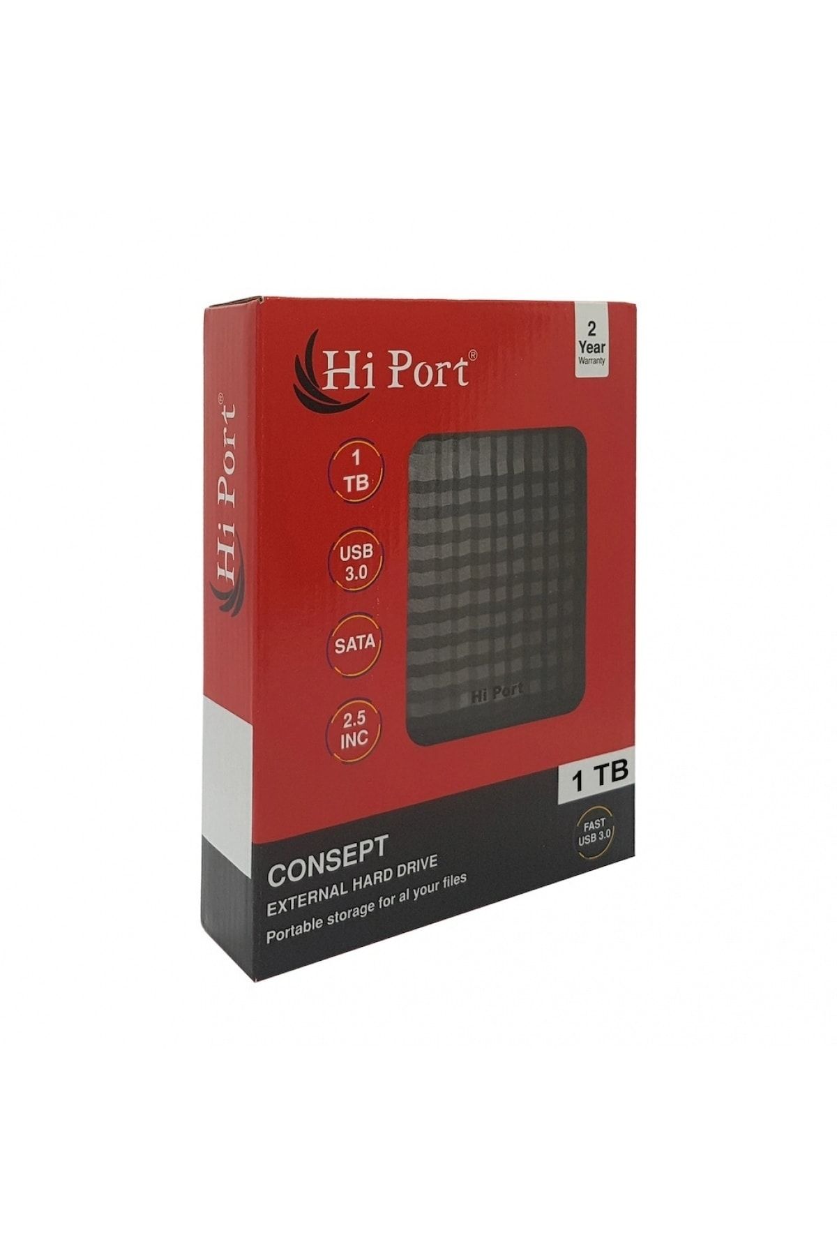 Genel Markalar Hi Port Consept 1 Tb 2.5" Usb 3.0 Harici Taşınabilir Disk