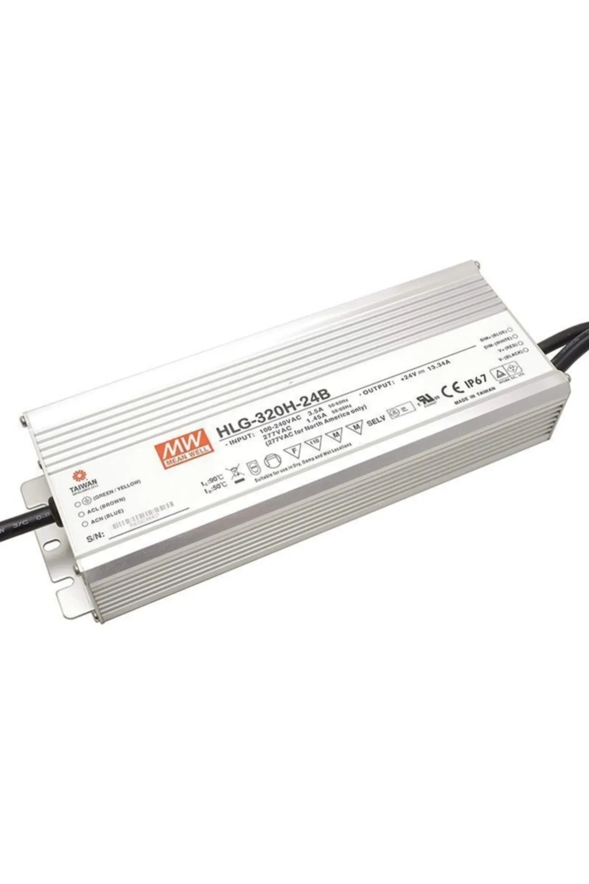 Meanwell Hlg-320h-24b 24vdc 13.34amp Dimming Güç Kaynağı