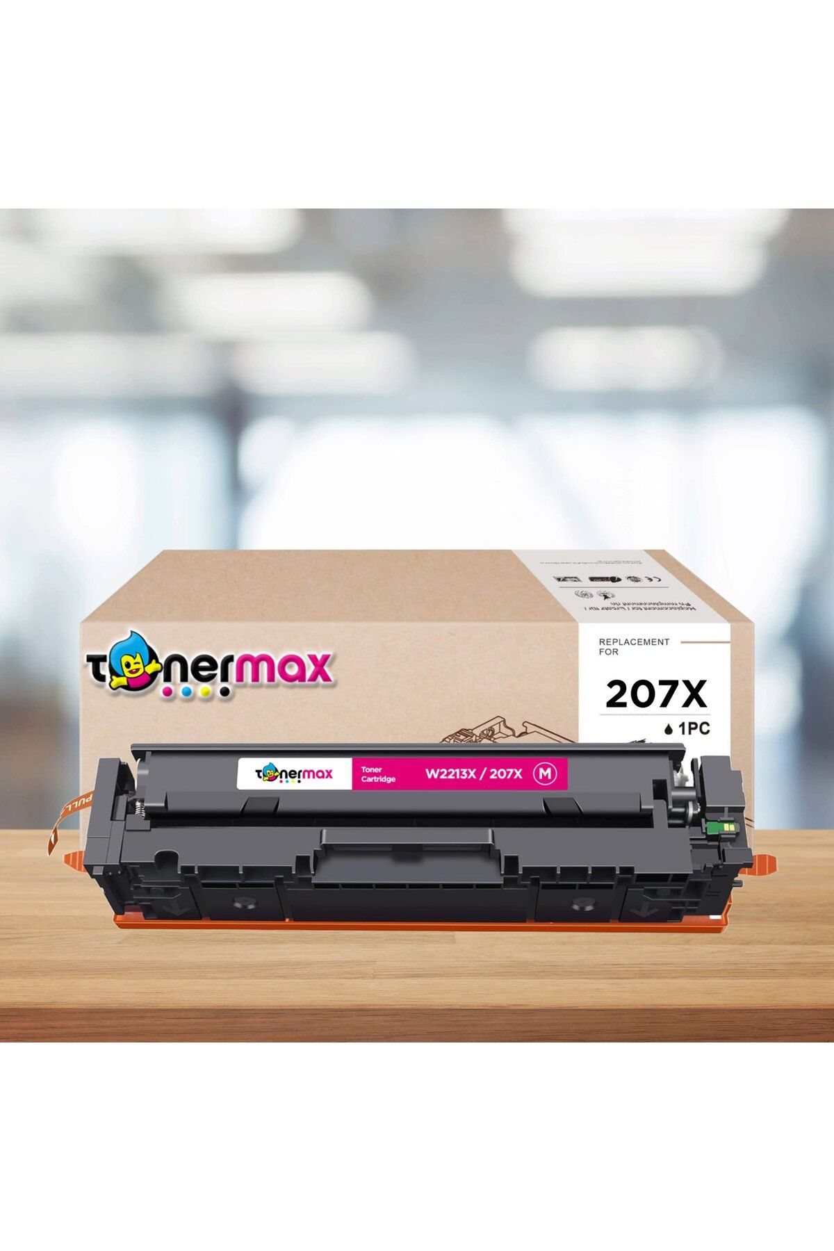 tonermax Hp 207X - W2213X Muadil Toner Kırmızı- Çipli / Hp Color LaserJet Pro M255dw / M255nw /M282nw /M283cd