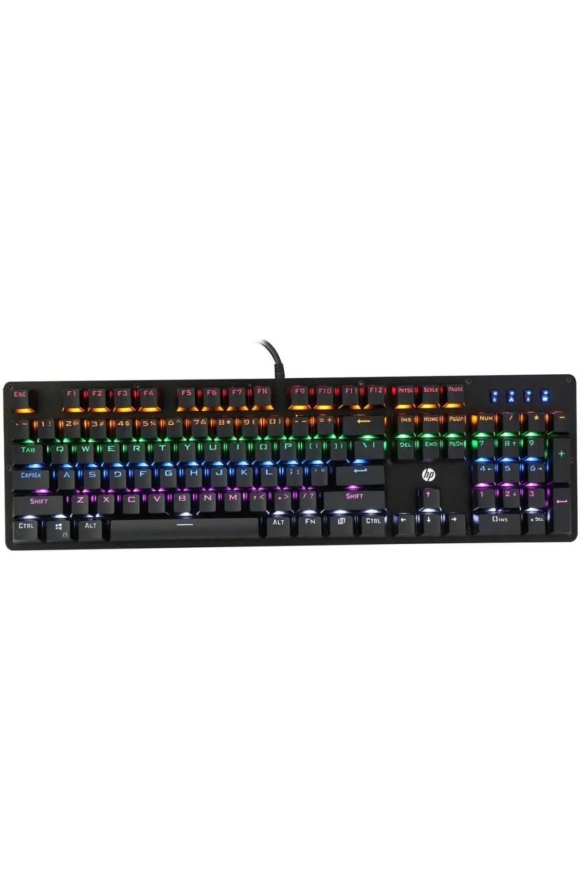 Alfa MEC Hp Gk100f Mekanik Gaming Oyuncu Rgb Işıklı Mekanik Gaming Klavye