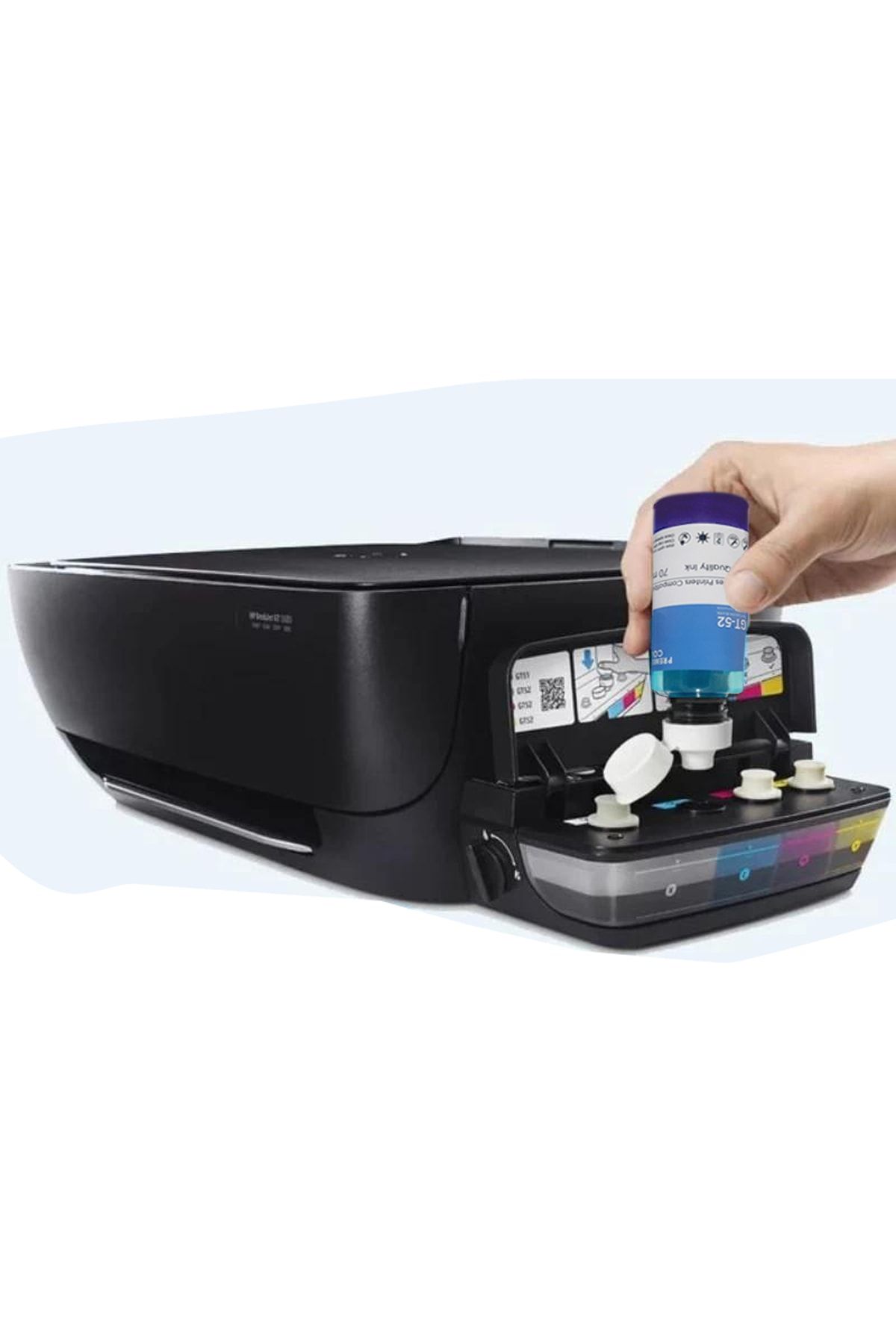 premium ink Hp Ink Tank 410, Ink Tank 415 Uyumlu Mürekkep 4 Renk Set (gt51 - Gt52)