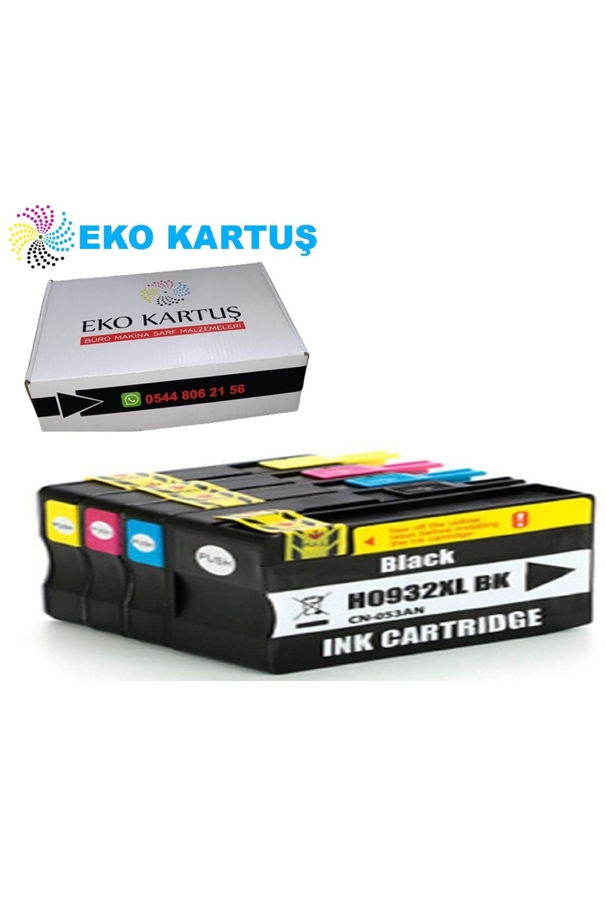 EKO KARTUŞ Hp Officejet 6100 (932xl-933xl) Muadil Kartuş,