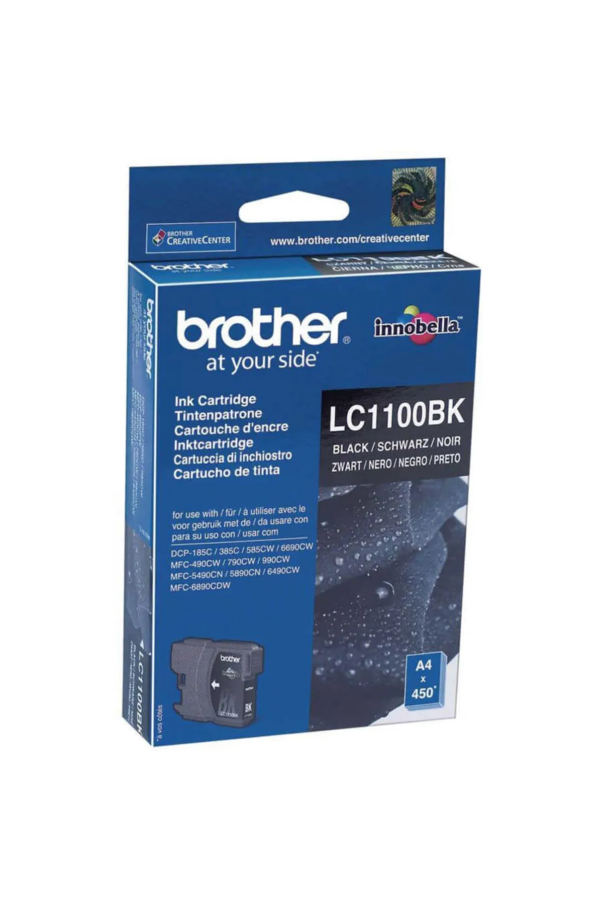 Brother HPZR Brother LC67BK-LC1100 Siyah Kartuş Uyumlu