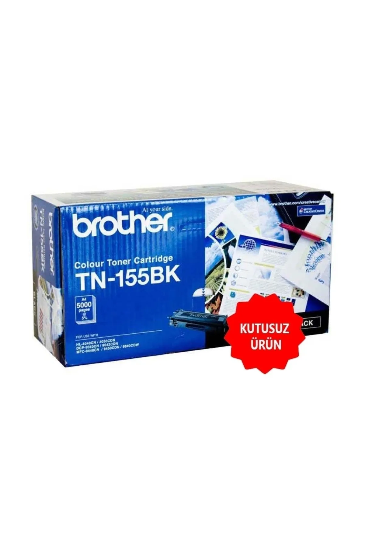 Brother HPZR Brother TN-155BK Siyah Toner (Kutusuz)