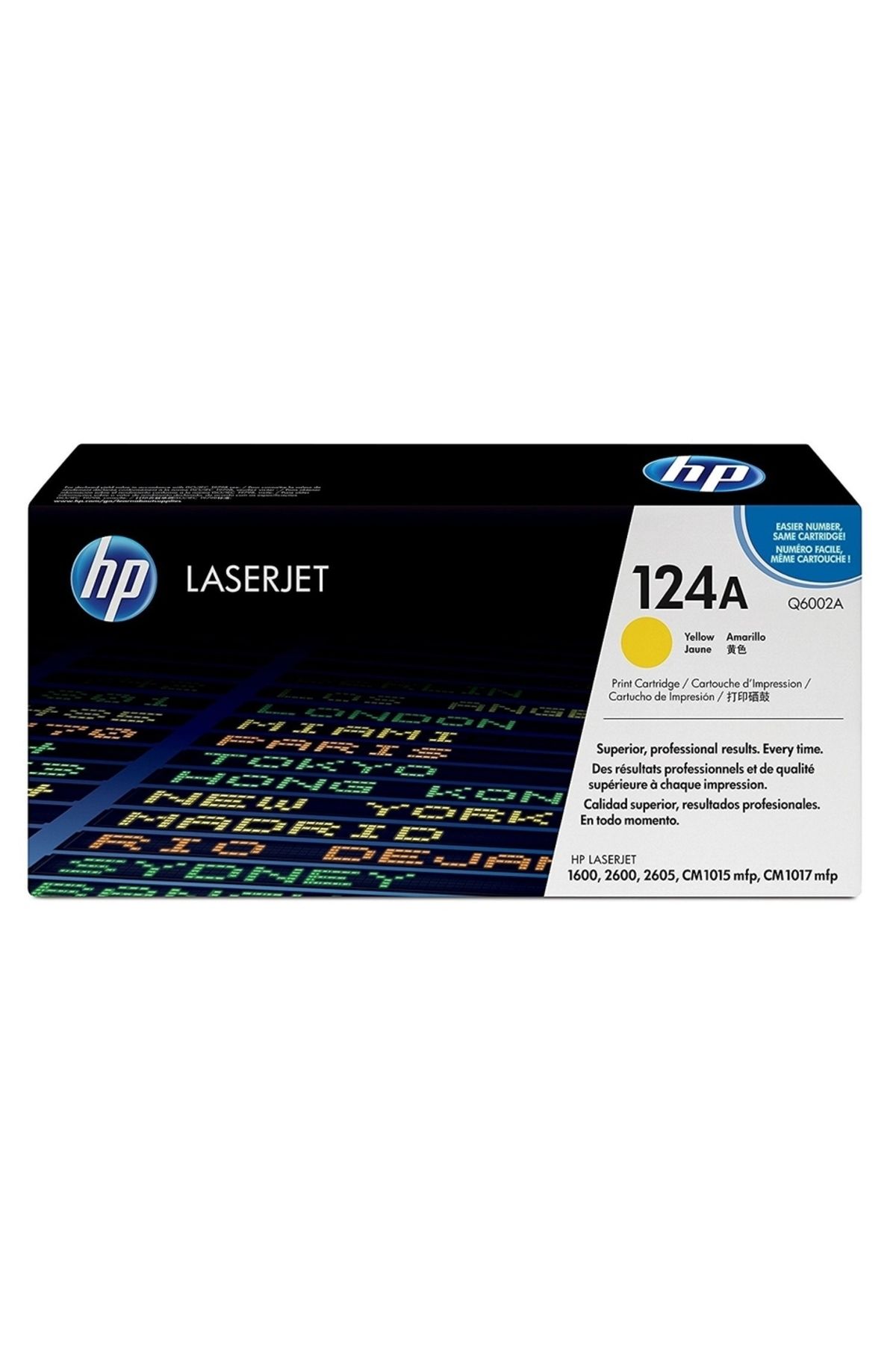 HP HPZR Hp 124A-Q6002A Sarı Muadil Toner