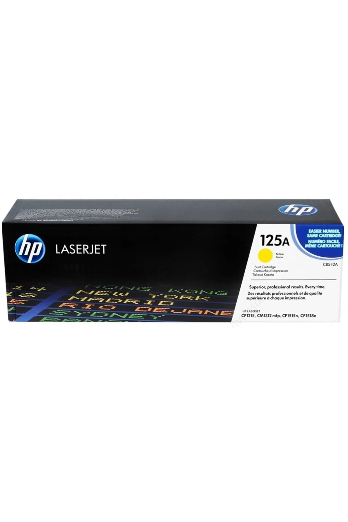 HP HPZR Hp 125A-CB542A Sarı Toner