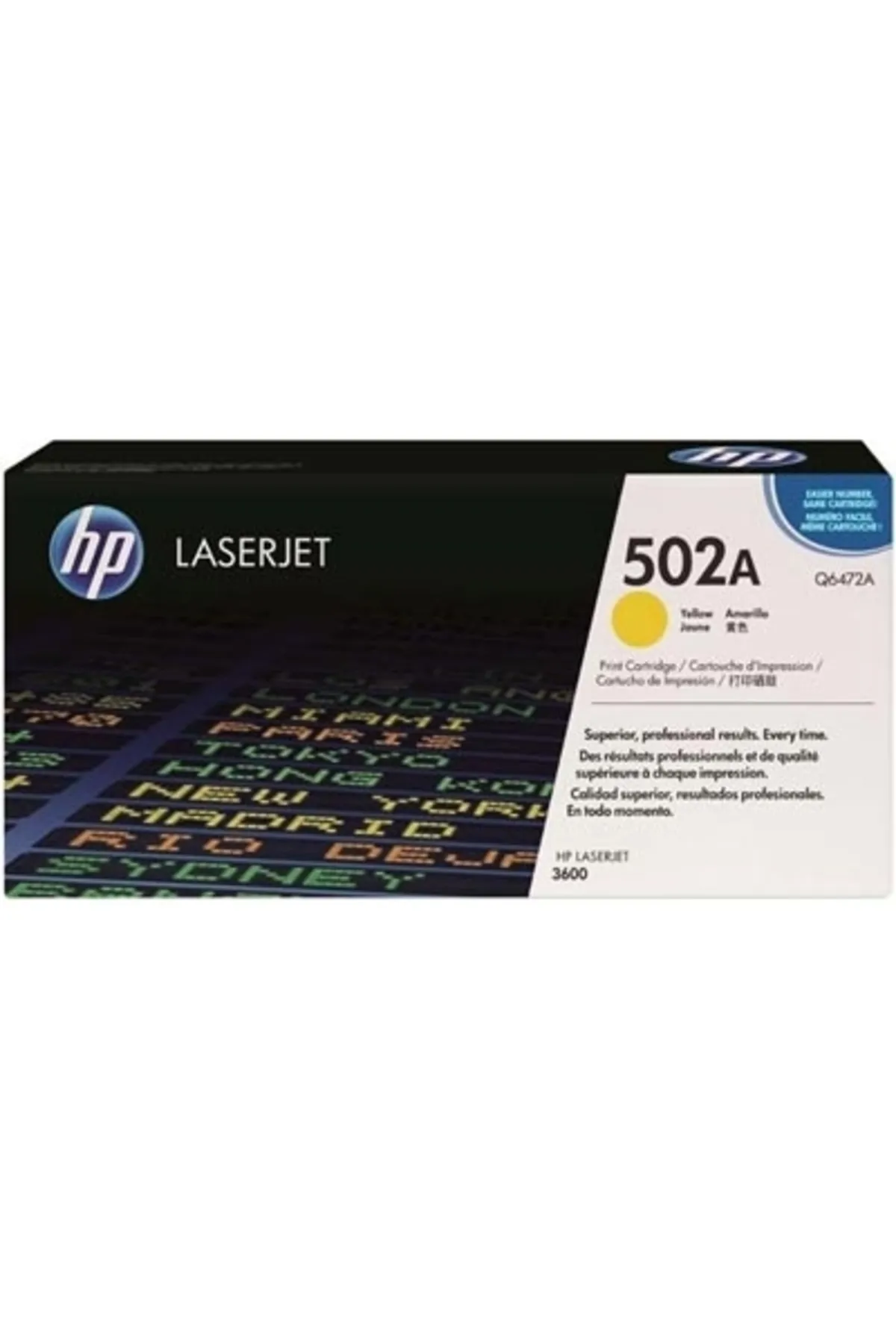 HP Hpzr Hp 502a-q6472a Sarı Muadil Toner