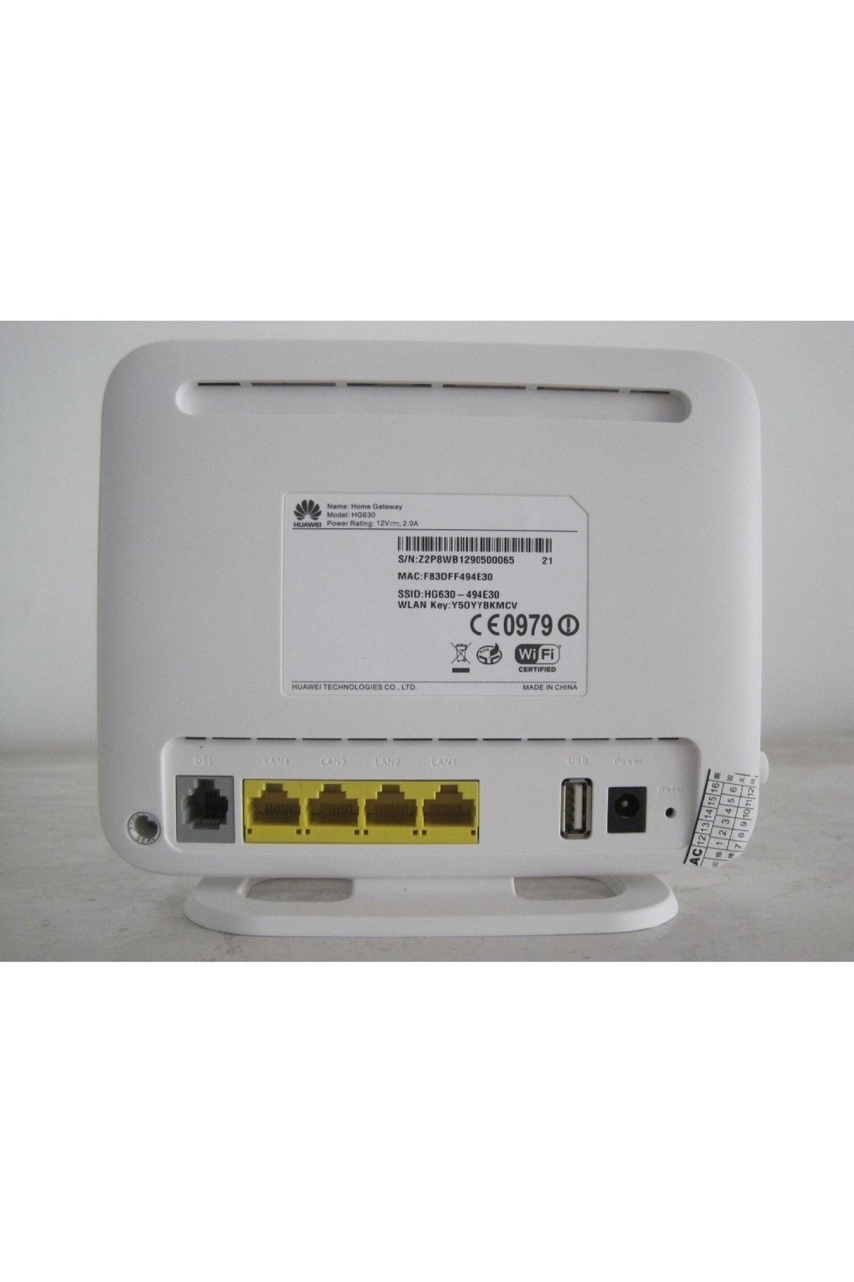 DTS Teknoloji Huawei Hg630a 4 Port 300 Mbps Fiber Vdsl2/adsl2 + Modem 2 Yıl Garantili